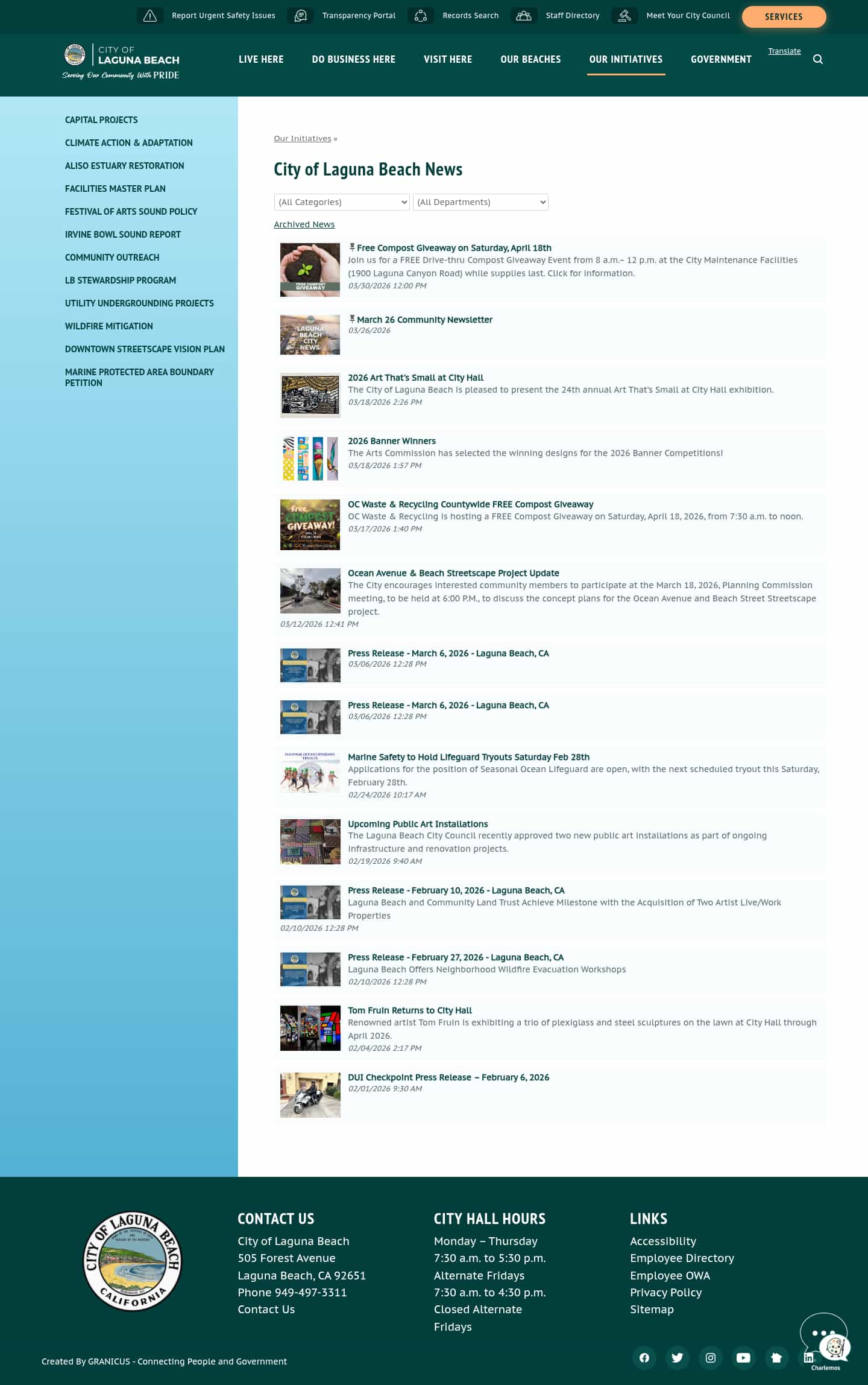 Latest website image capture