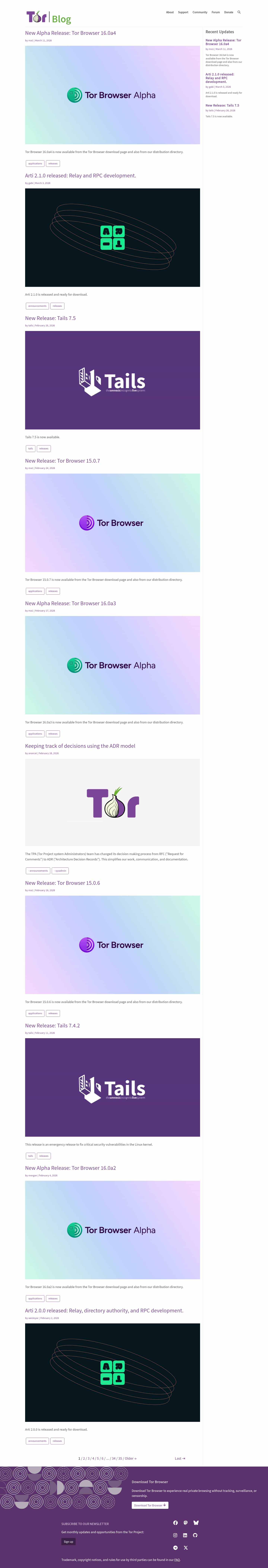Latest website image capture