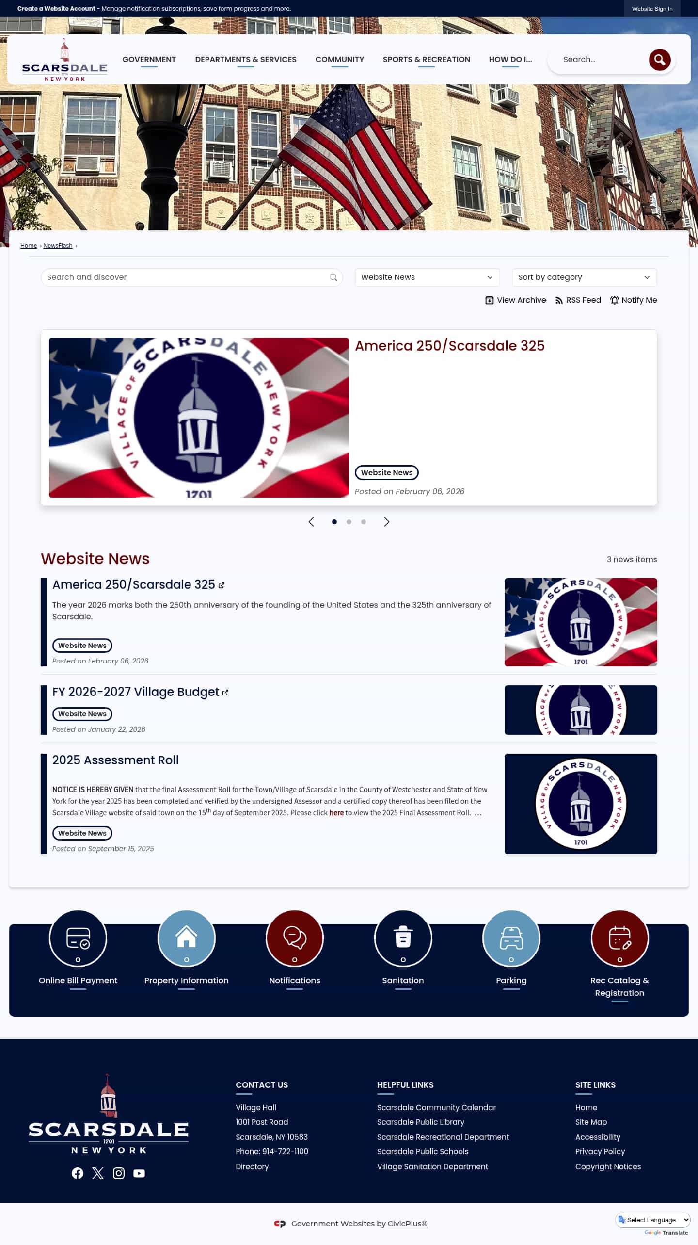 Latest website image capture