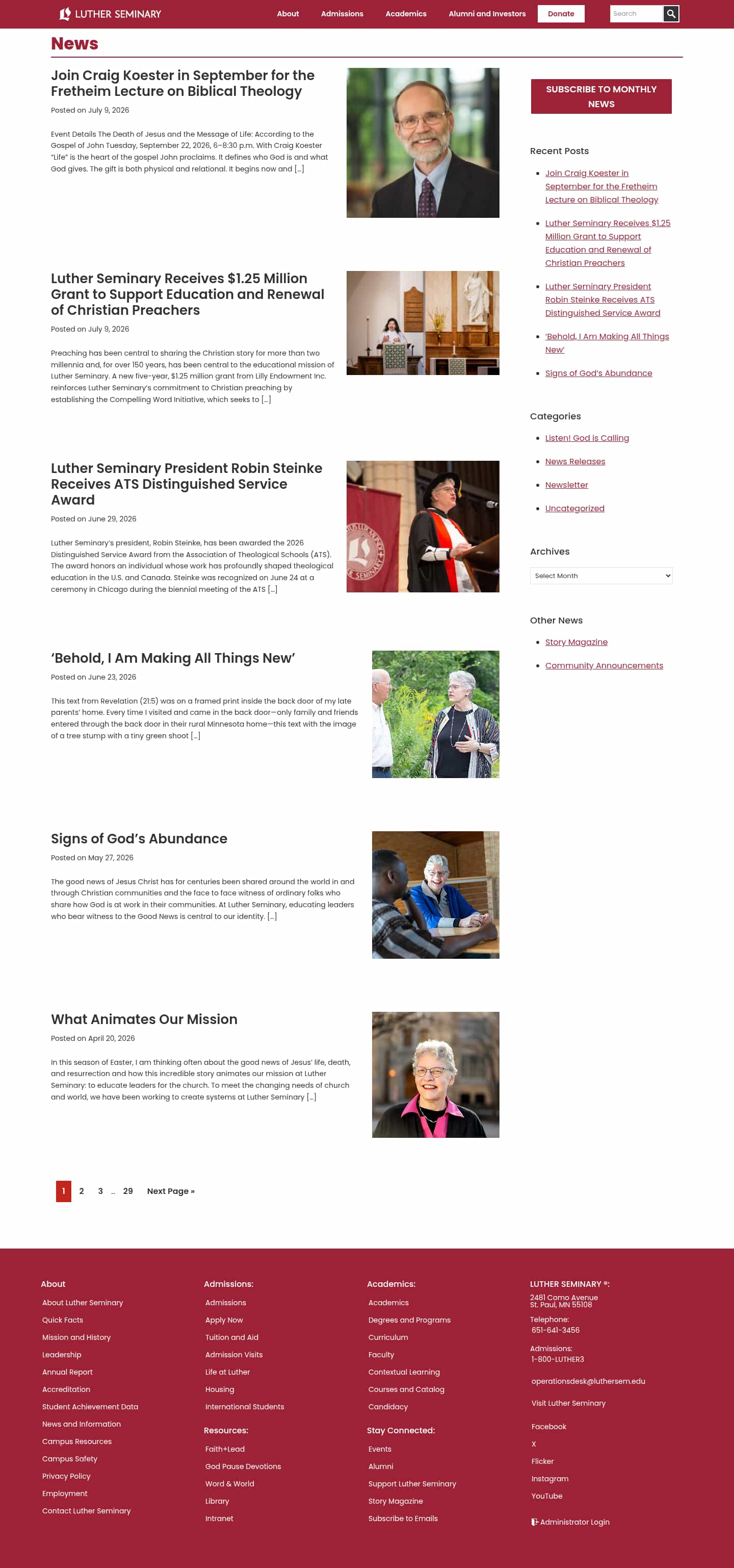 Latest website image capture