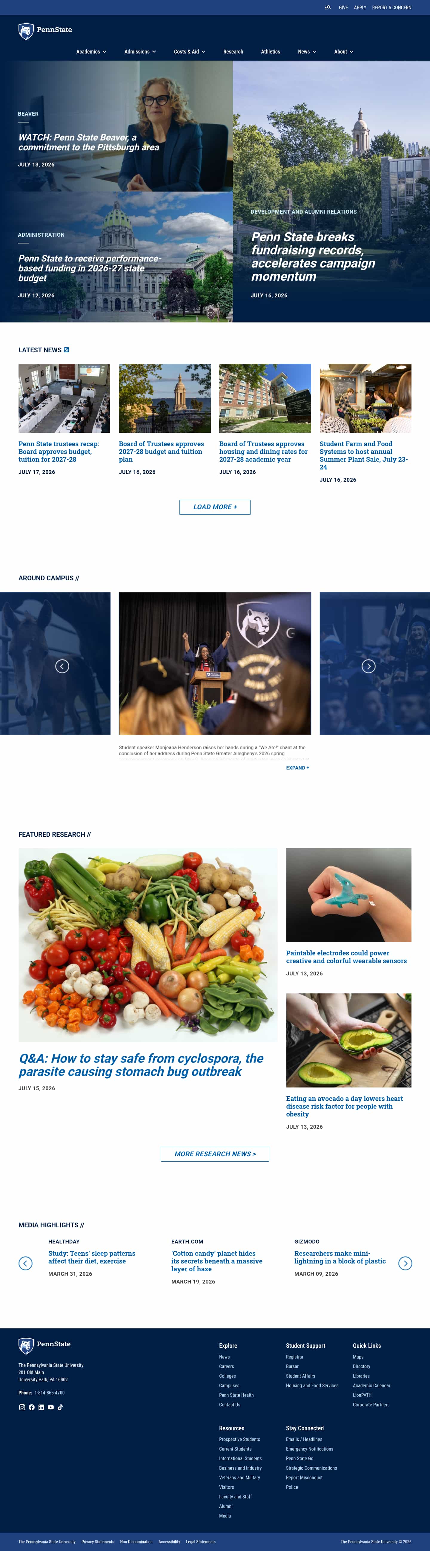 Latest website image capture