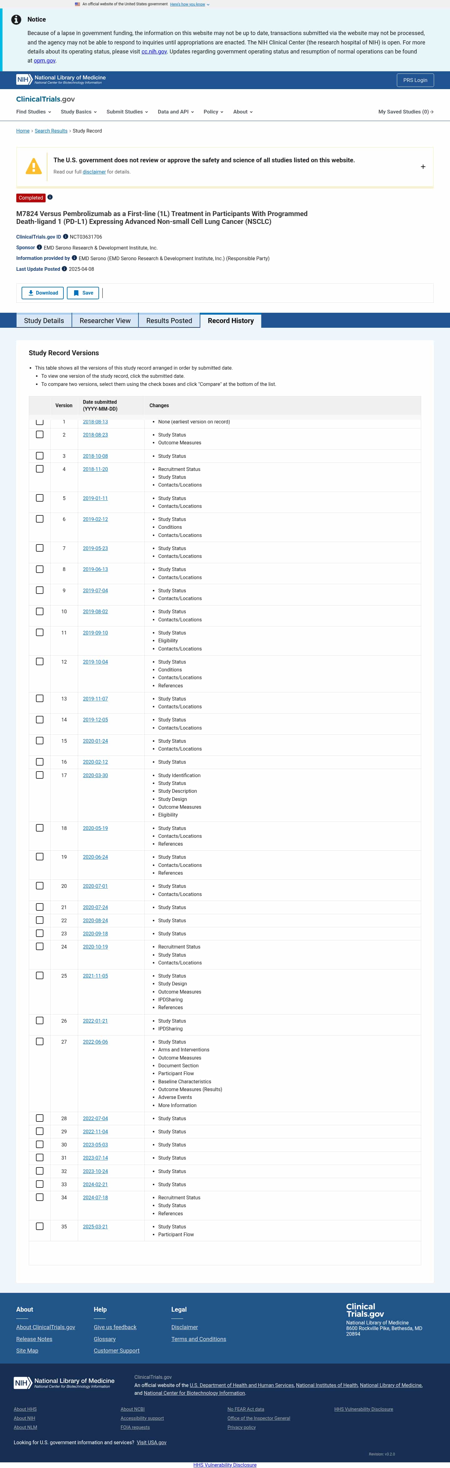 Latest website image capture