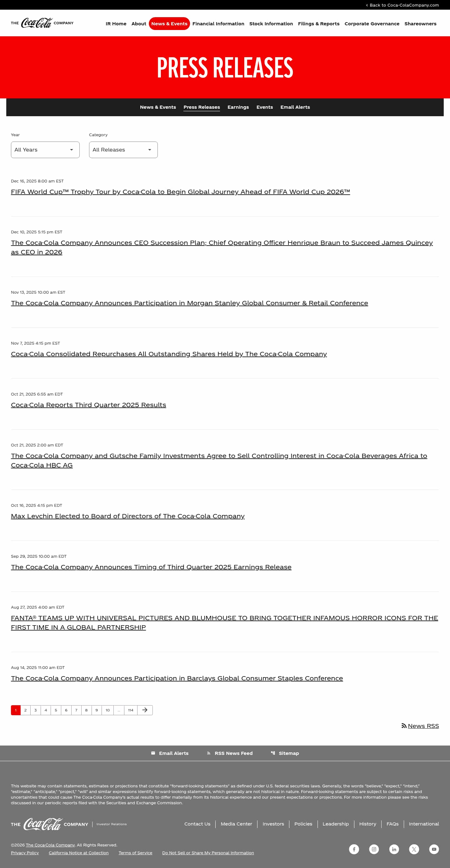 Latest website image capture