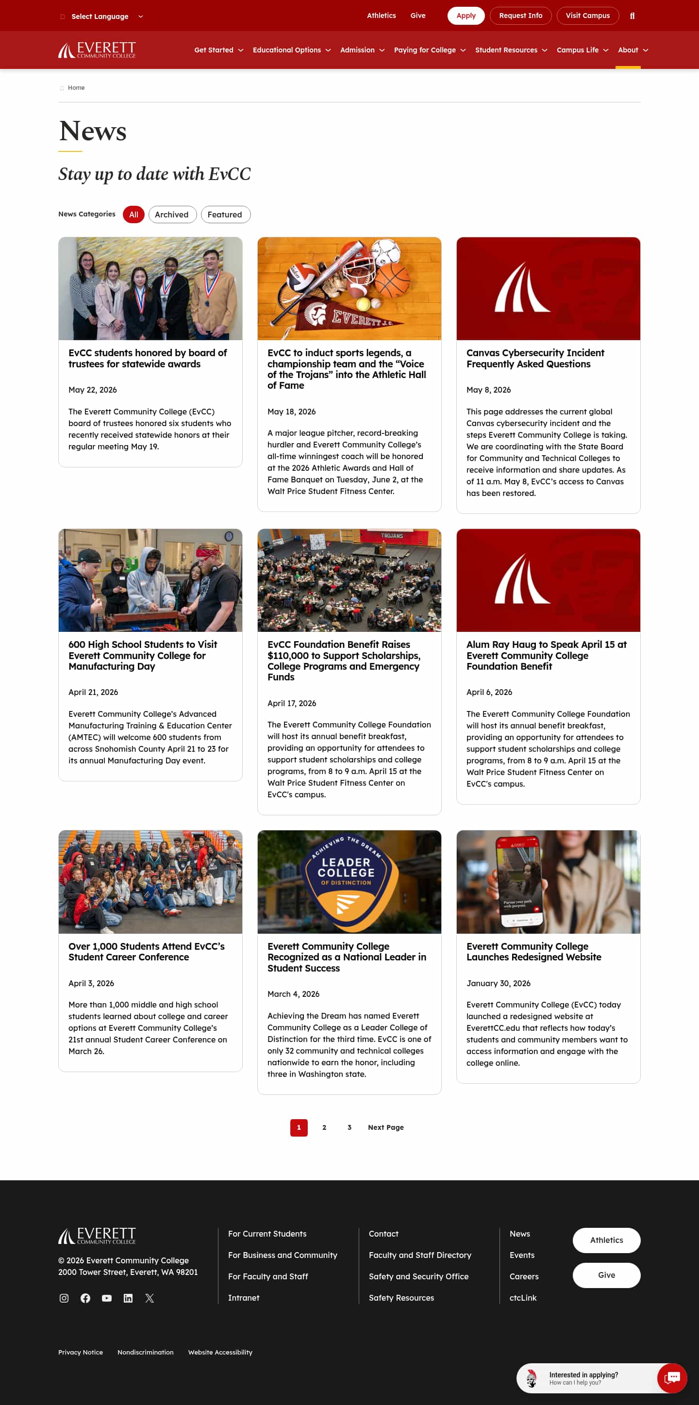 Latest website image capture
