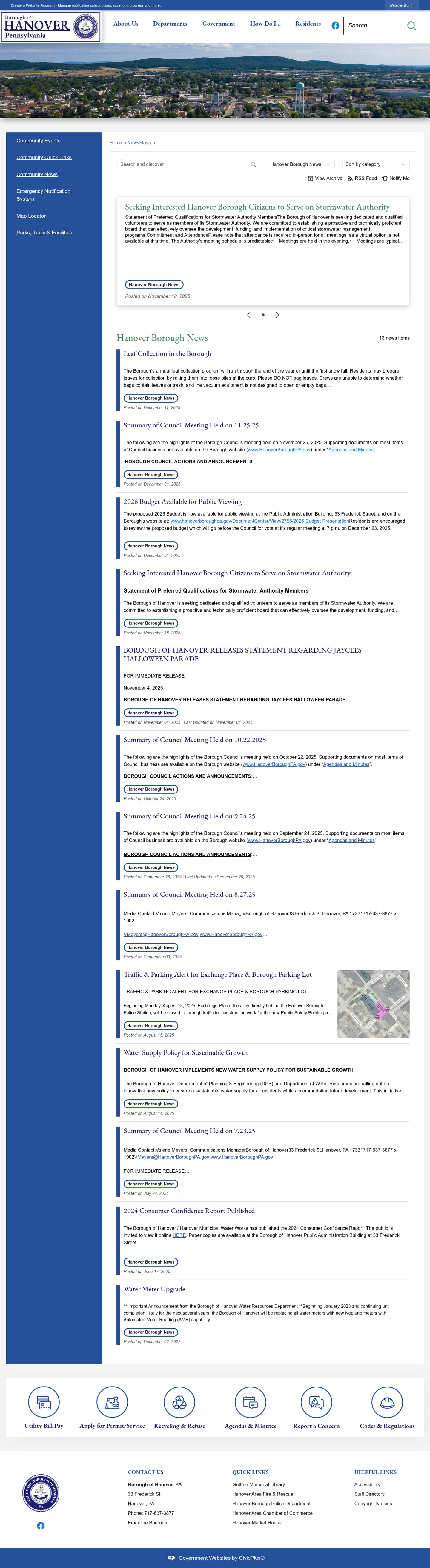 Latest website image capture