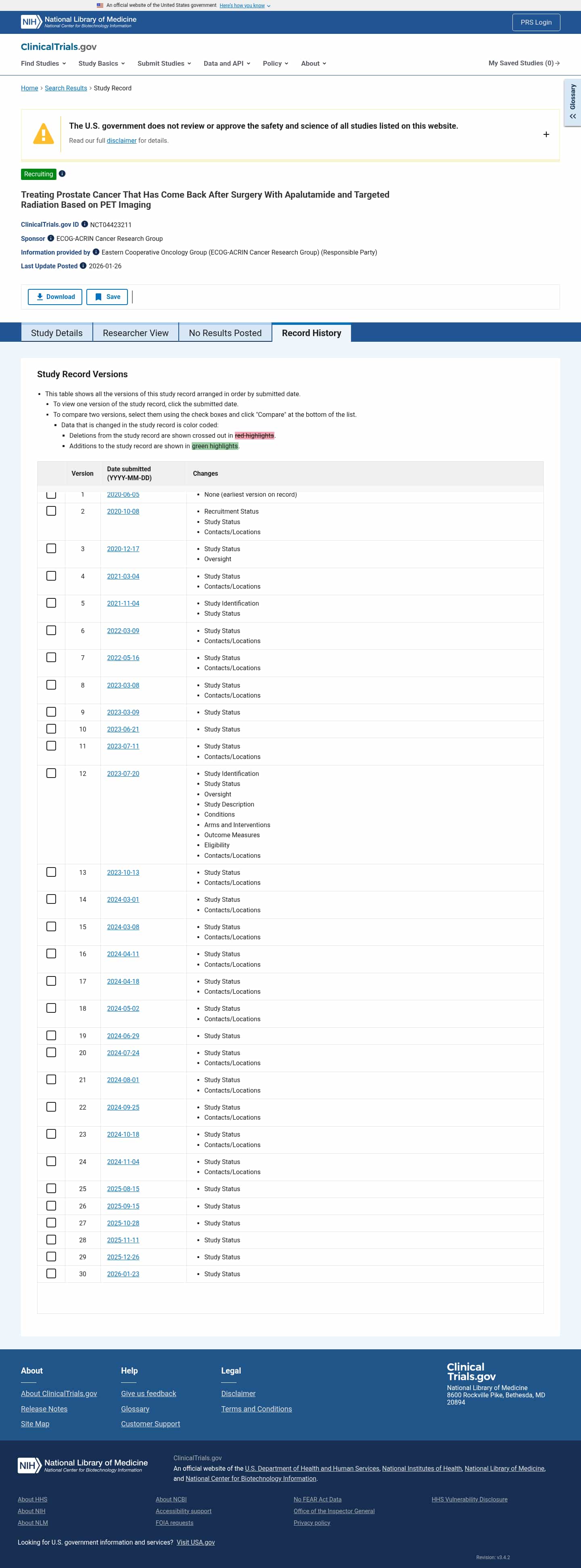 Latest website image capture