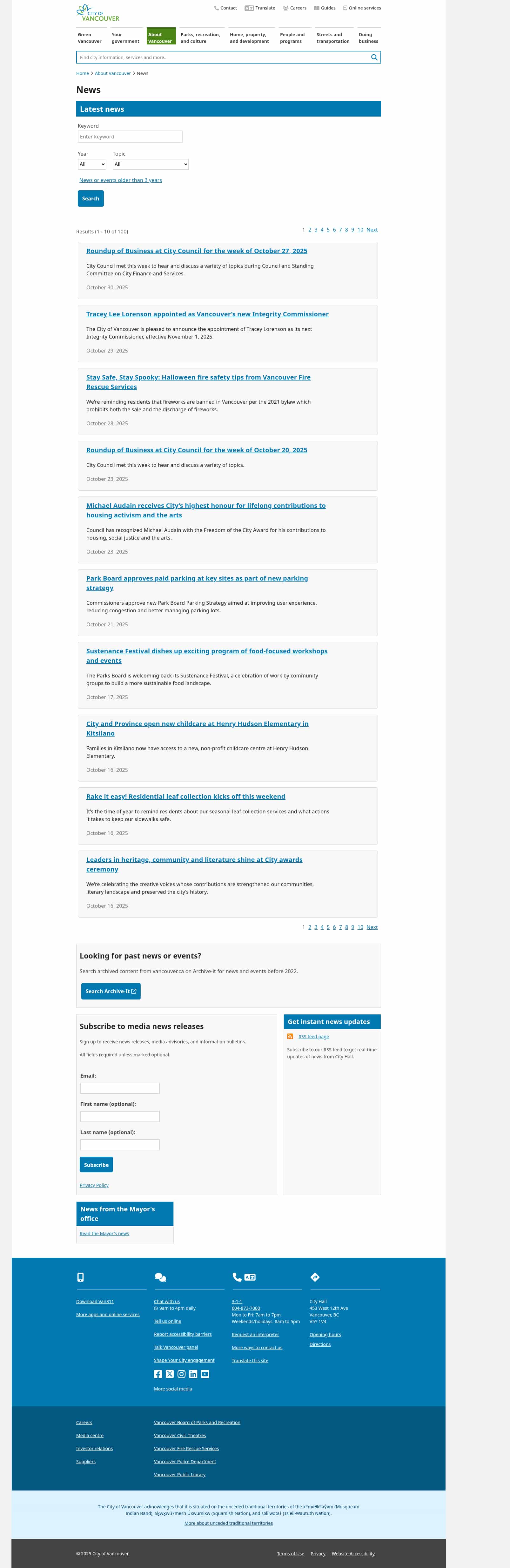 Latest website image capture