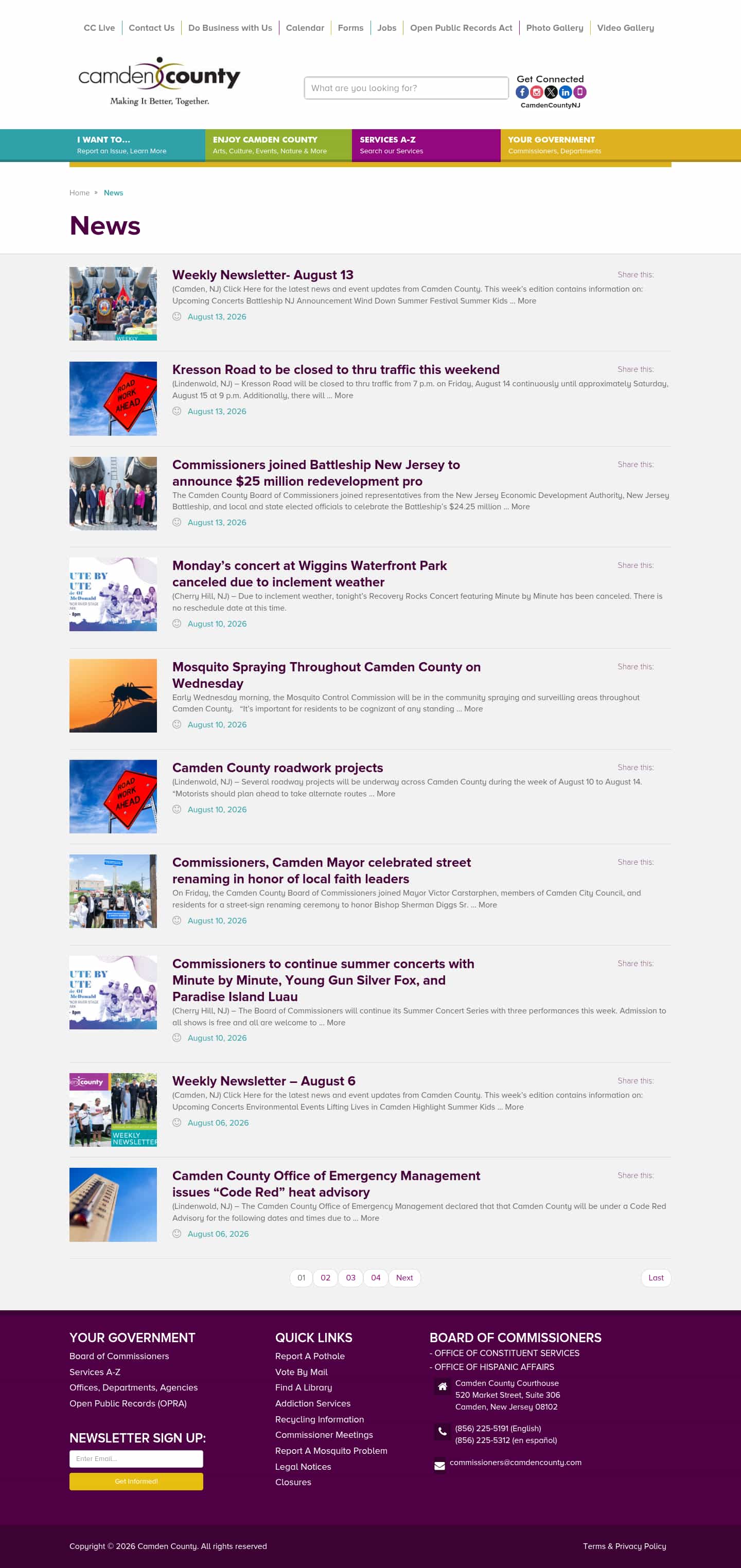 Latest website image capture