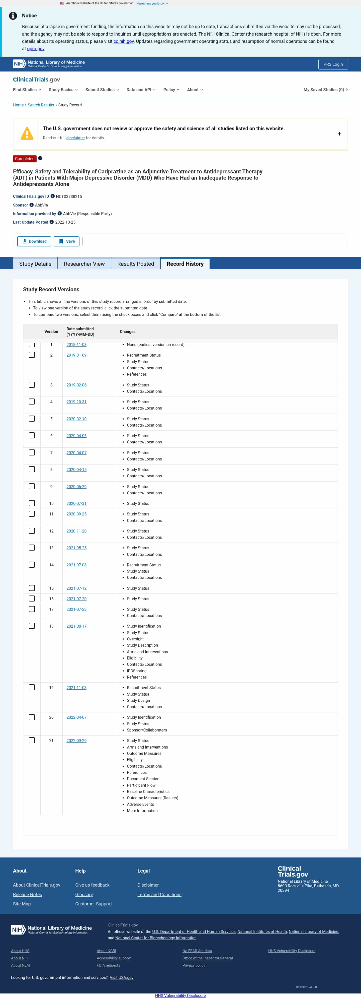 Latest website image capture