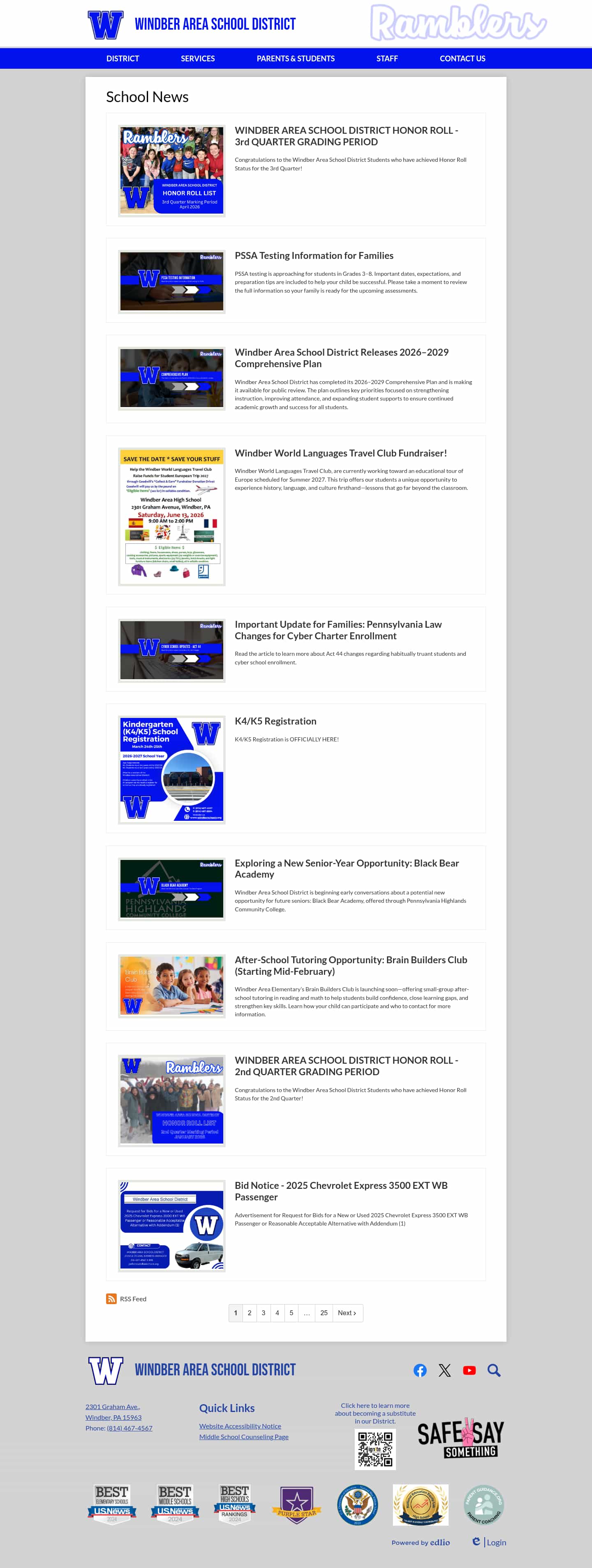 Latest website image capture