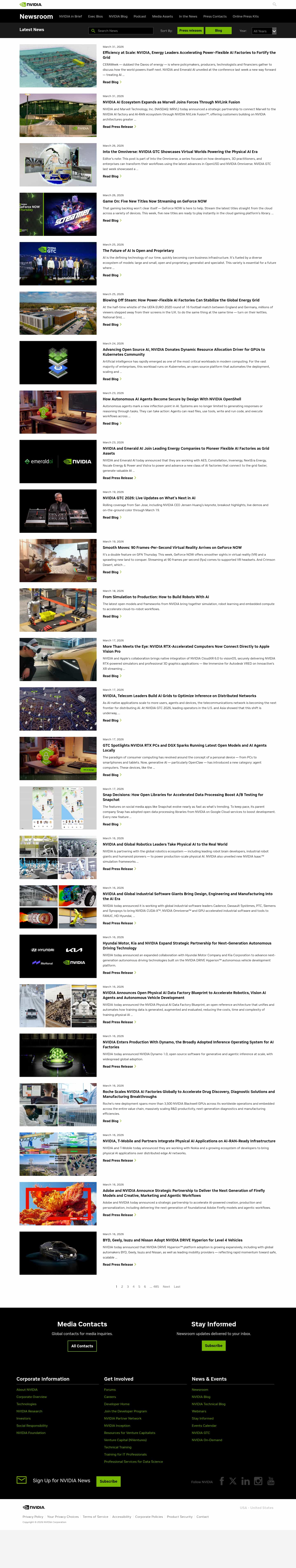 Latest website image capture