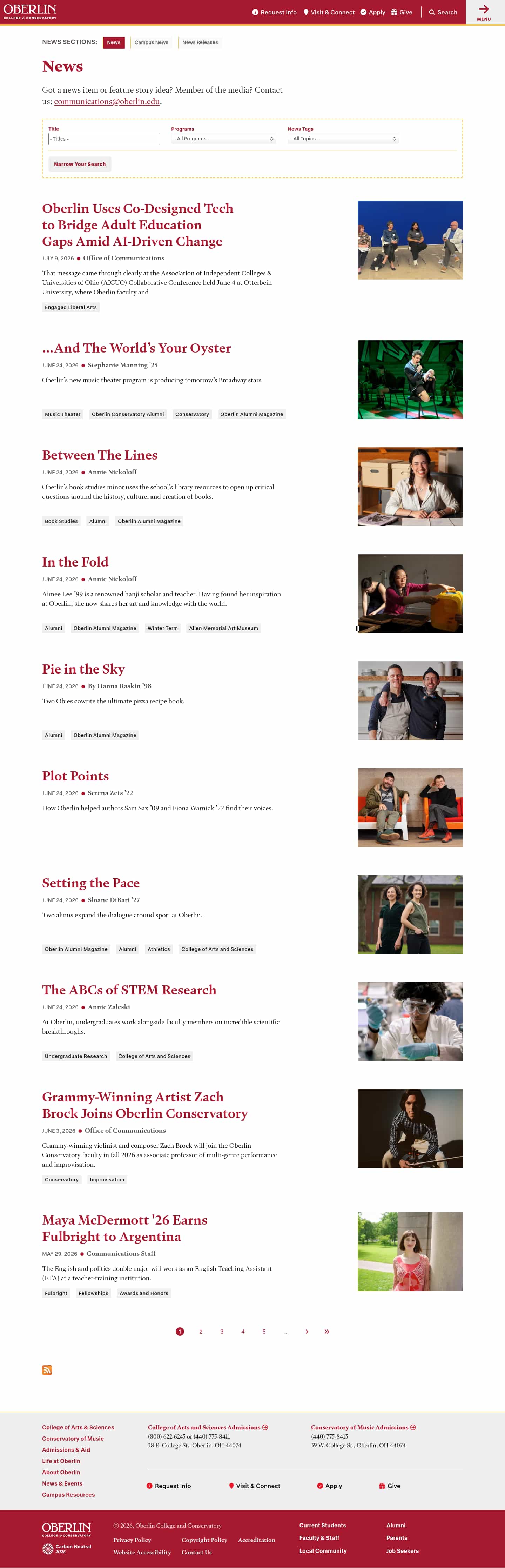 Latest website image capture