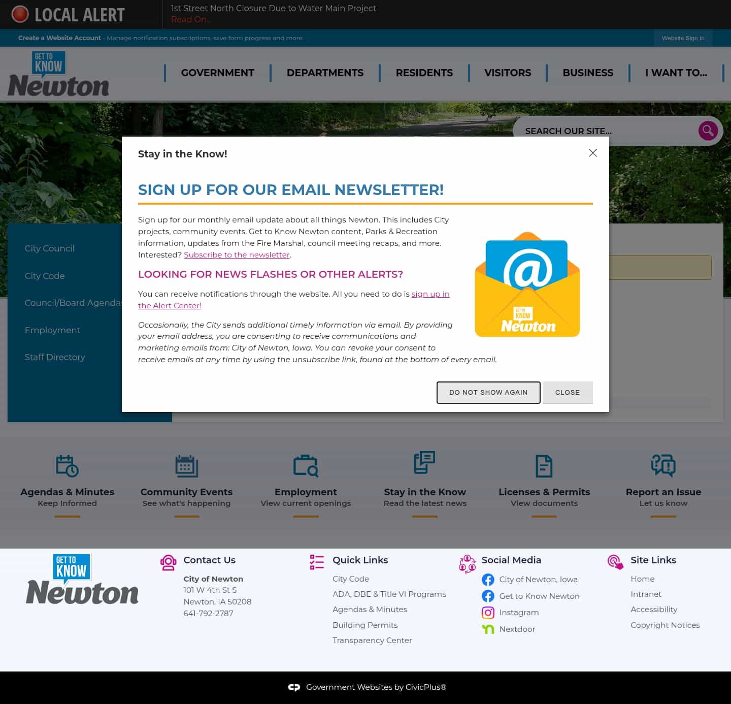 Latest website image capture