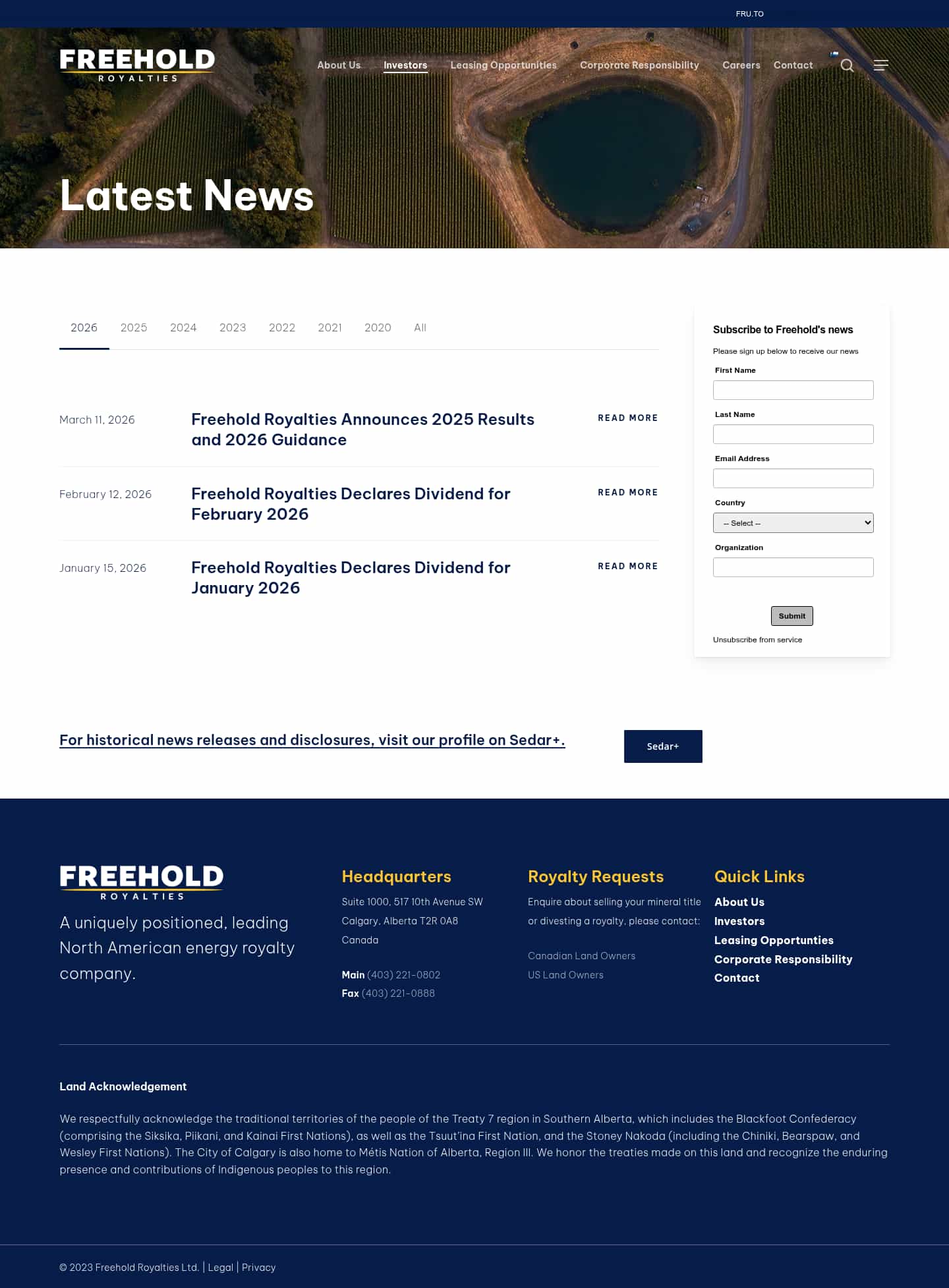 Latest website image capture