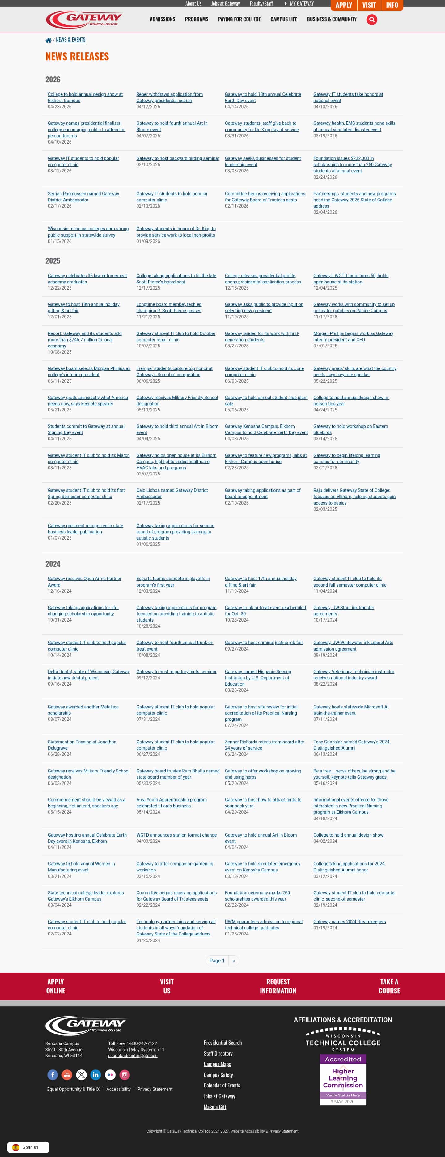 Latest website image capture