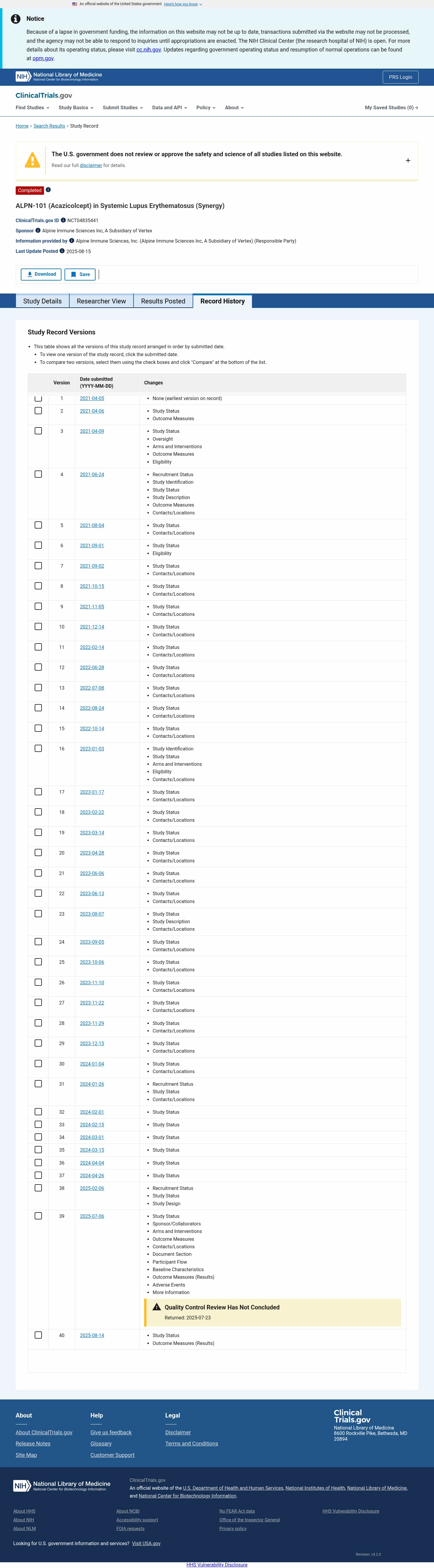 Latest website image capture