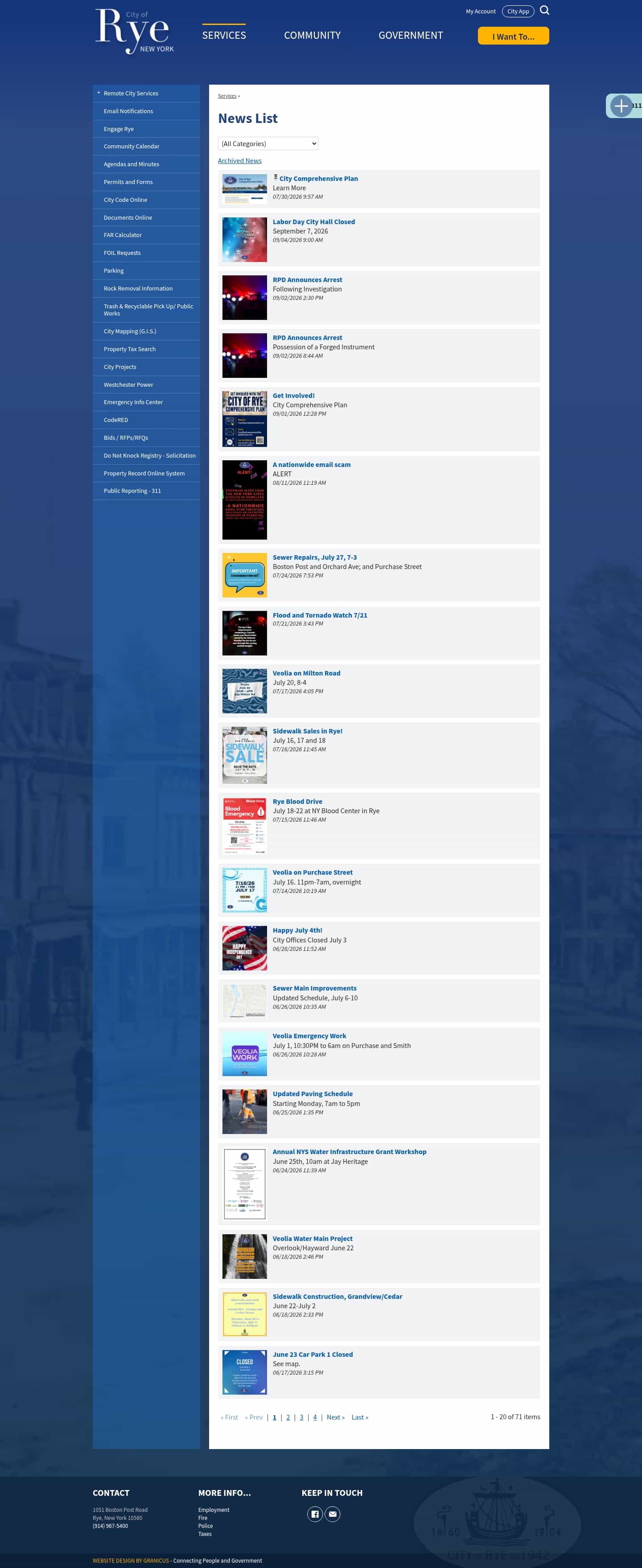 Latest website image capture