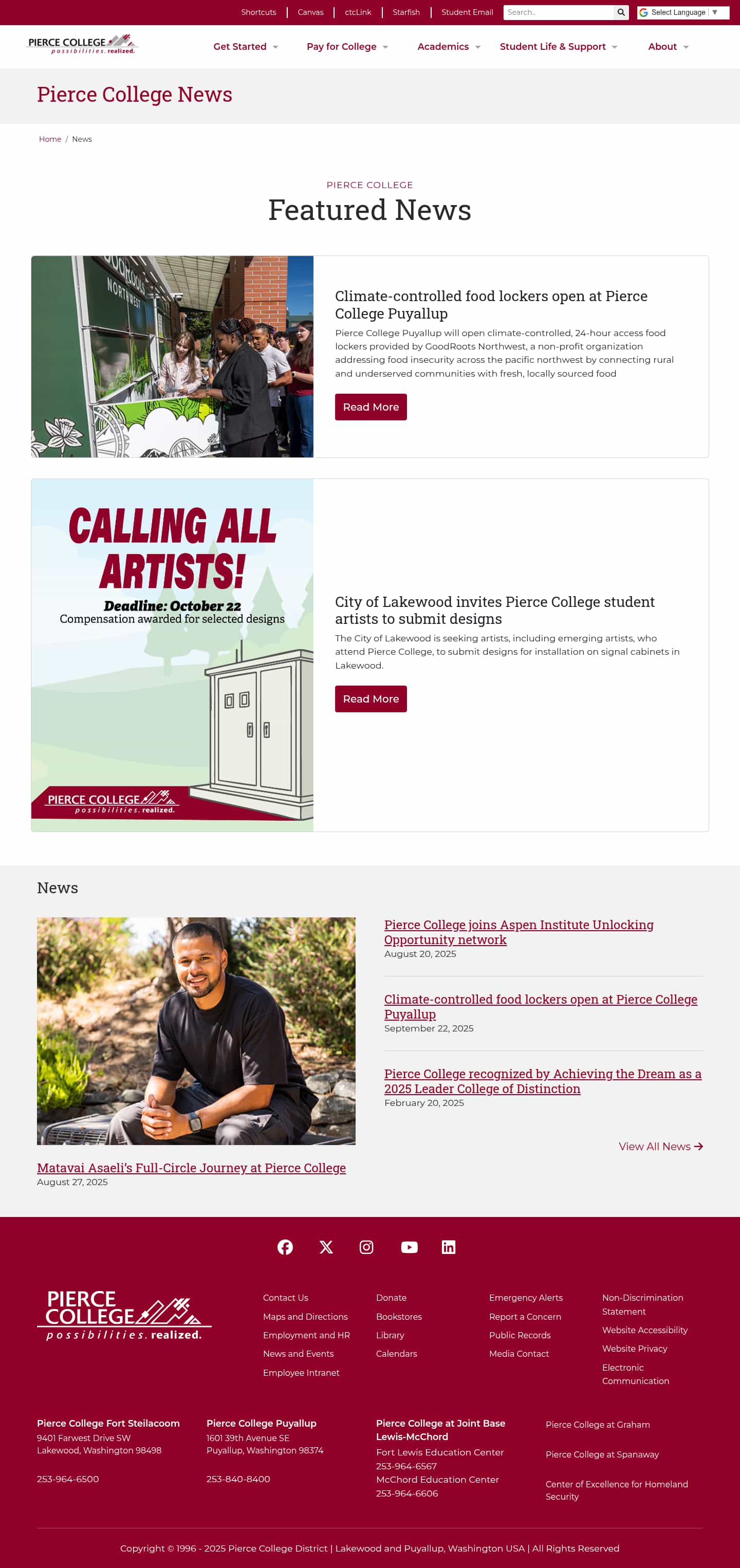 Latest website image capture