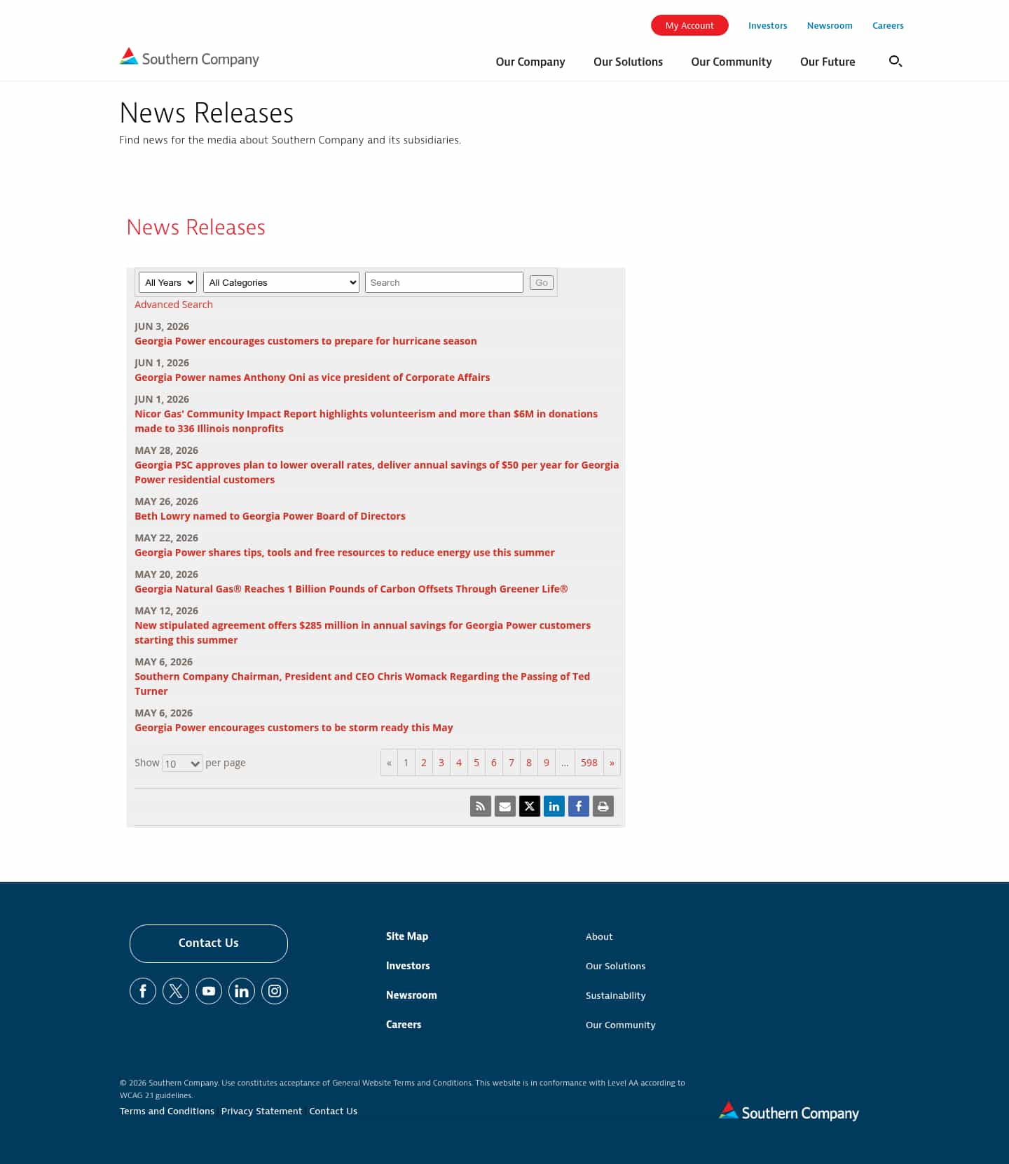 Latest website image capture