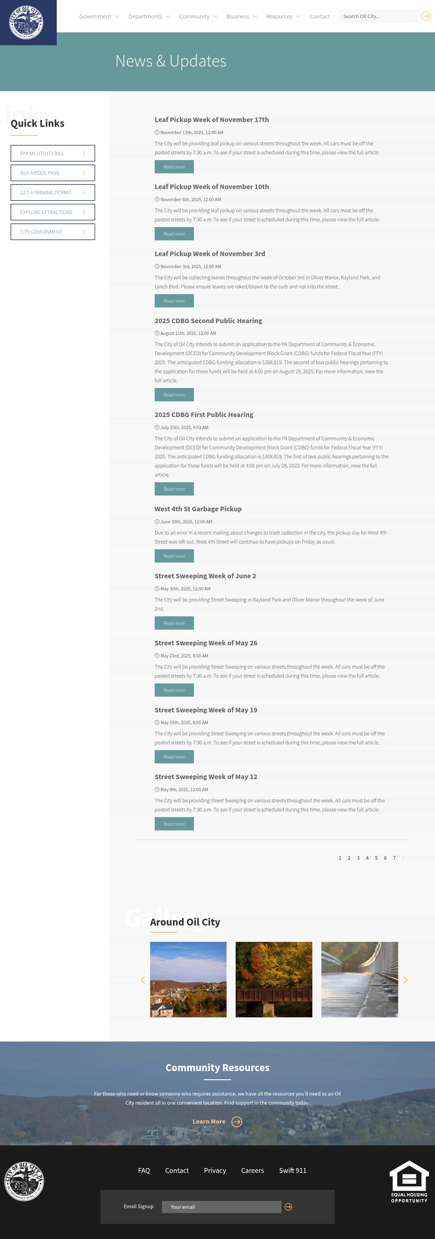 Latest website image capture