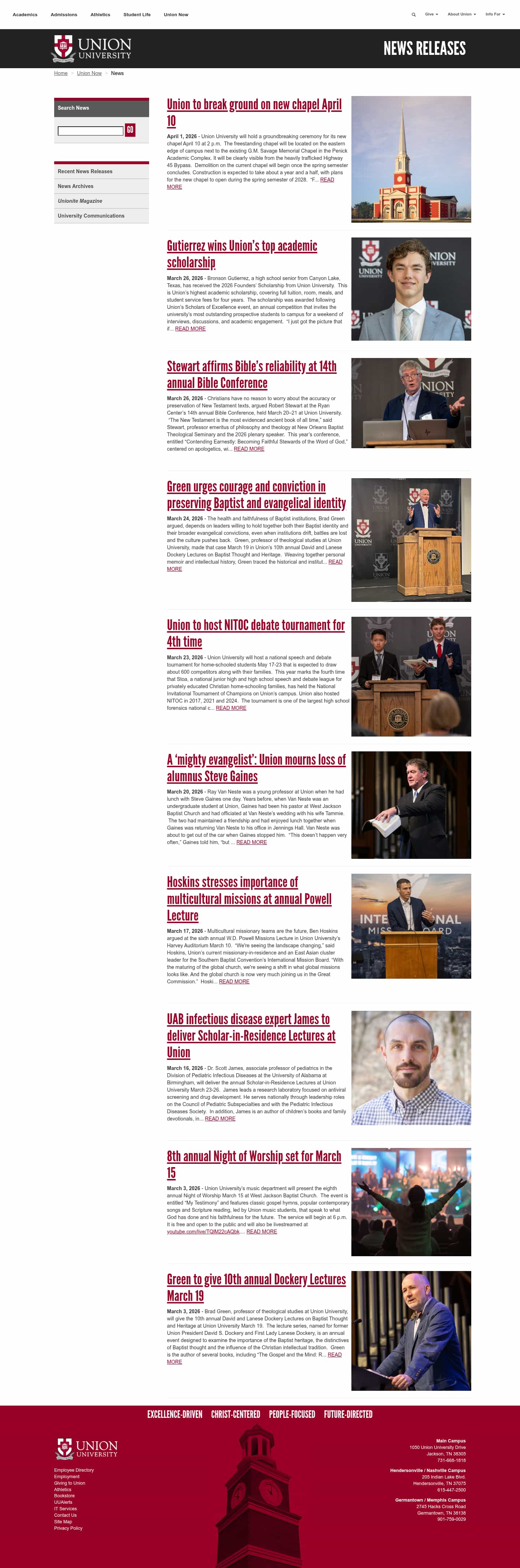 Latest website image capture