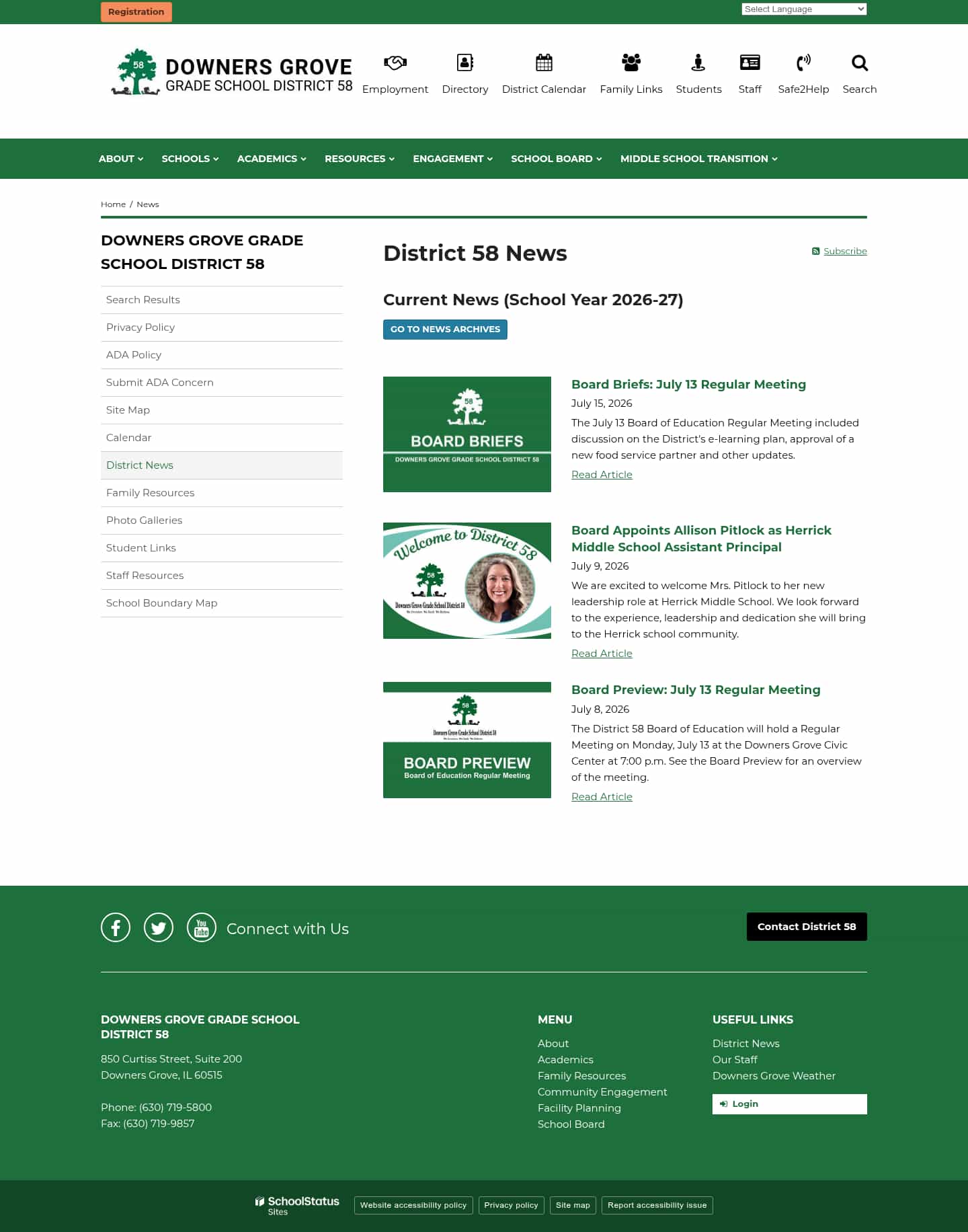 Latest website image capture