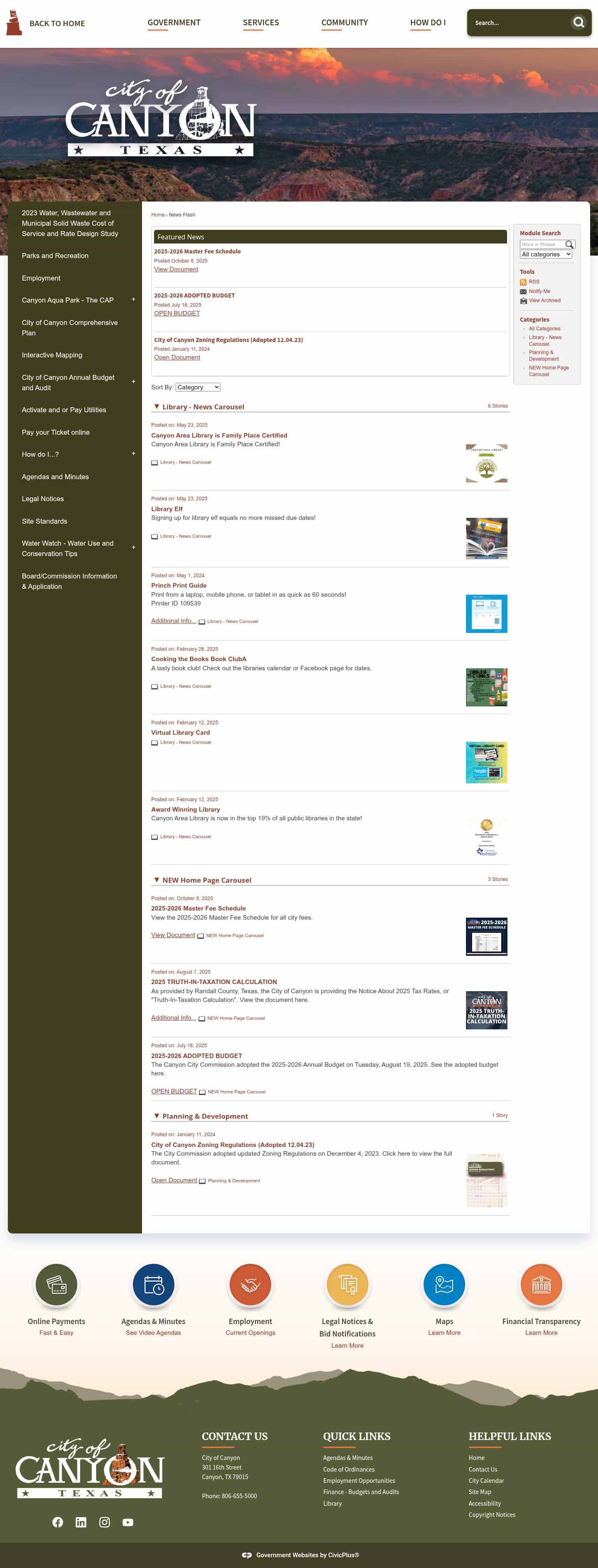 Latest website image capture