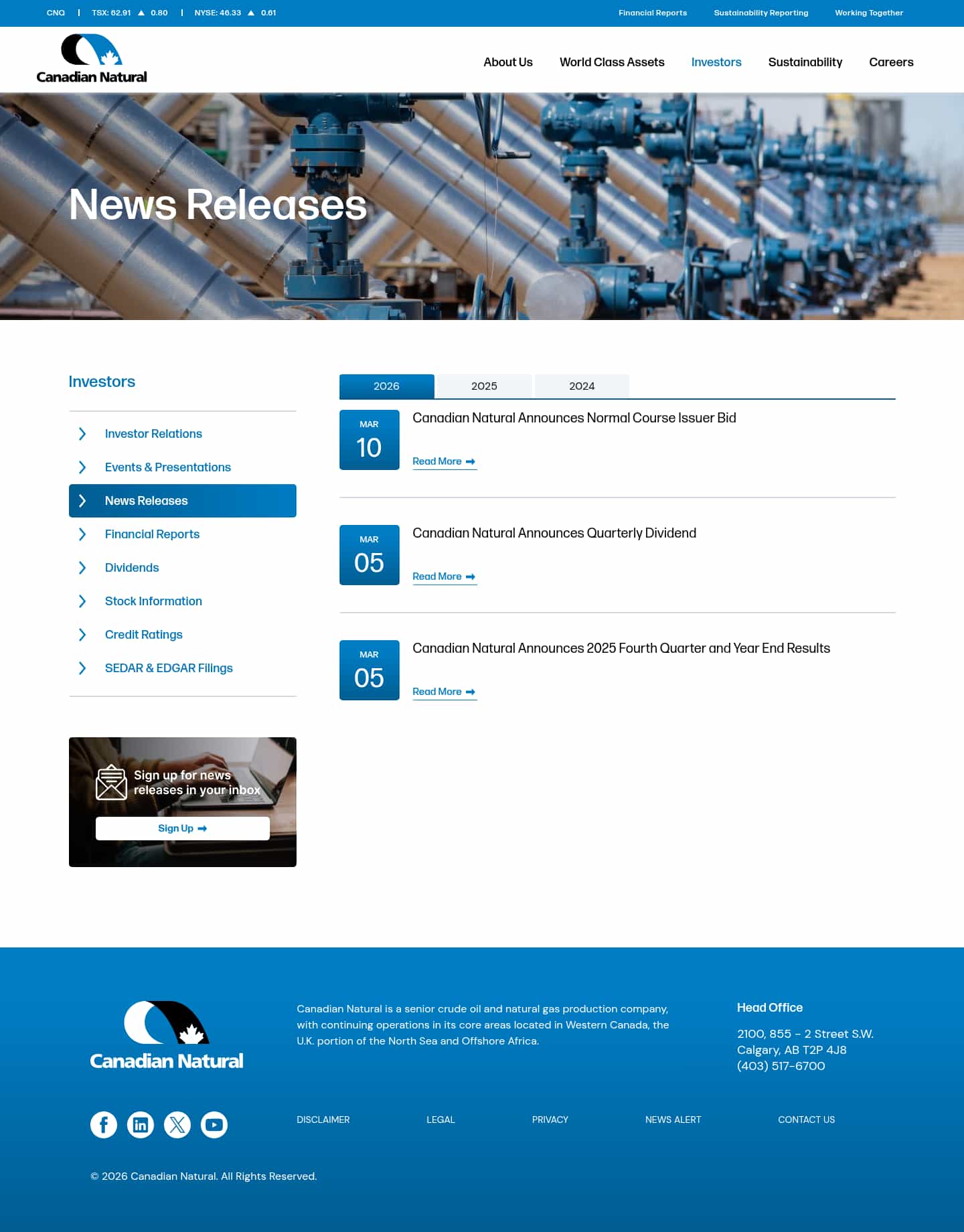 Latest website image capture