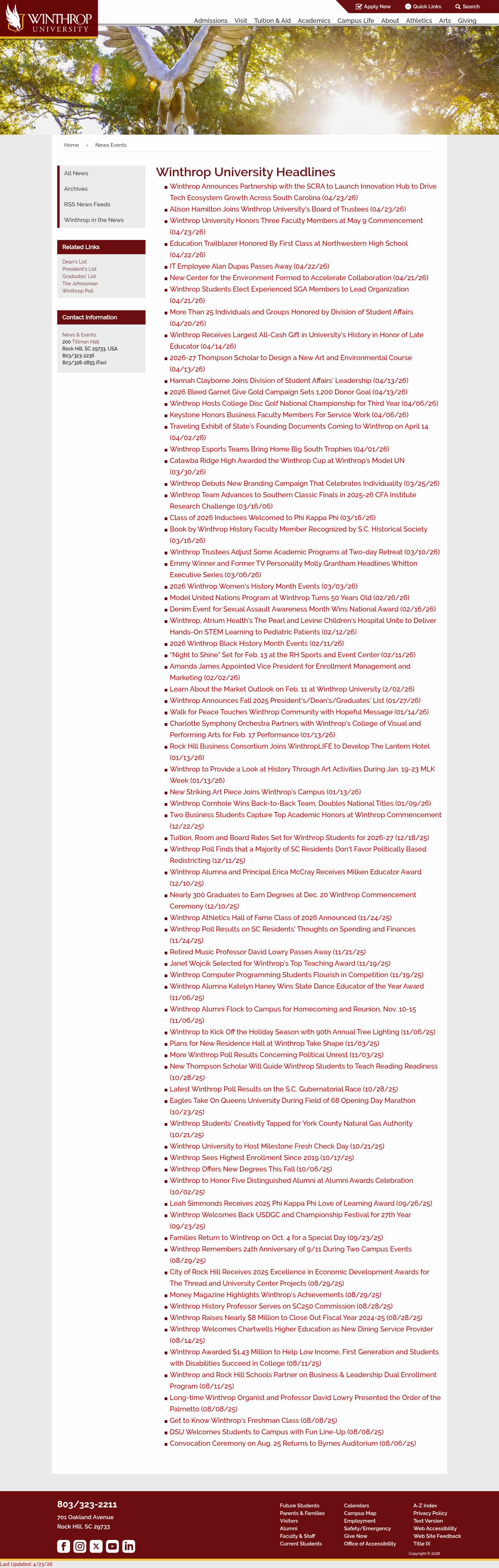 Latest website image capture