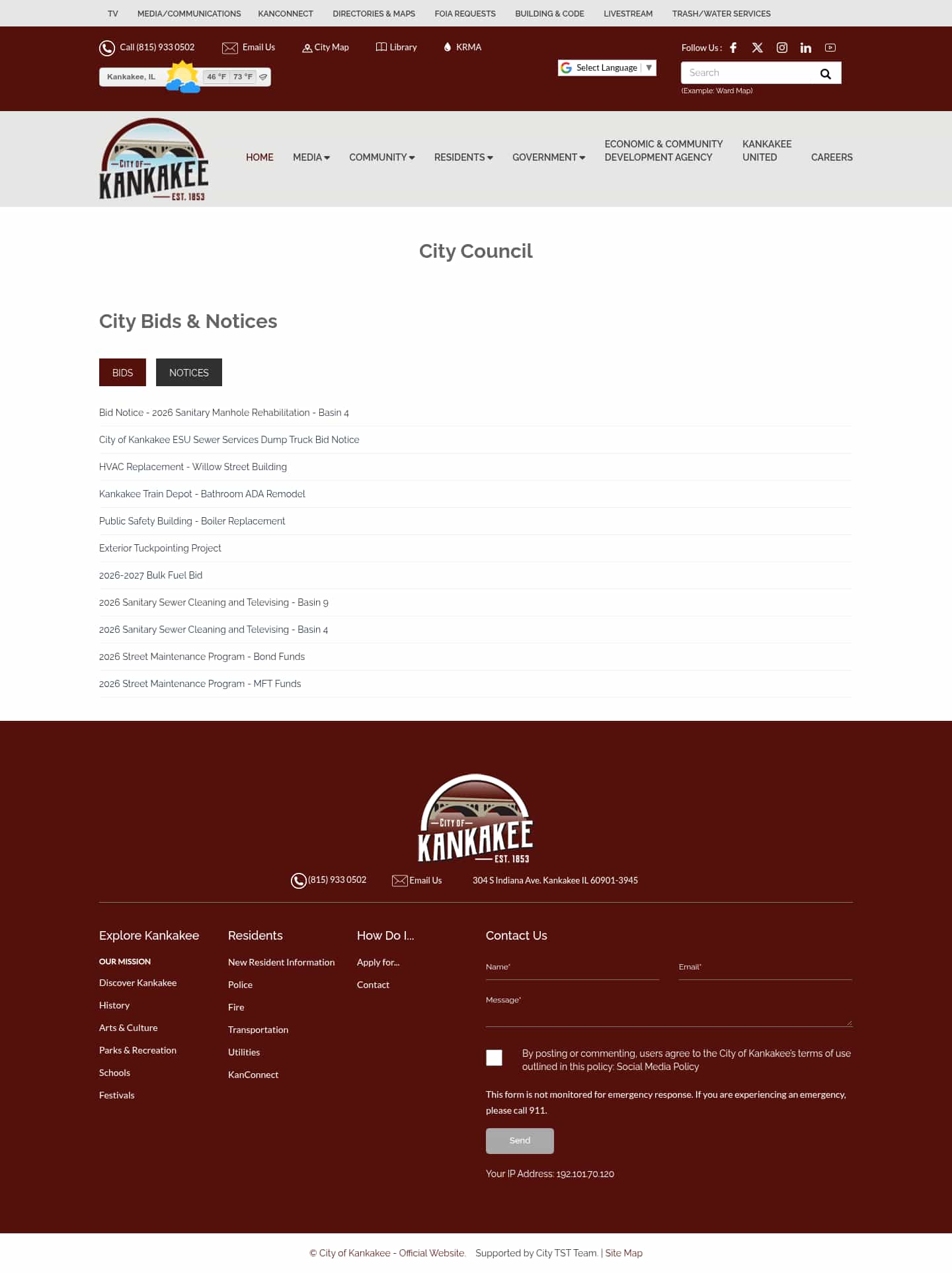 Latest website image capture