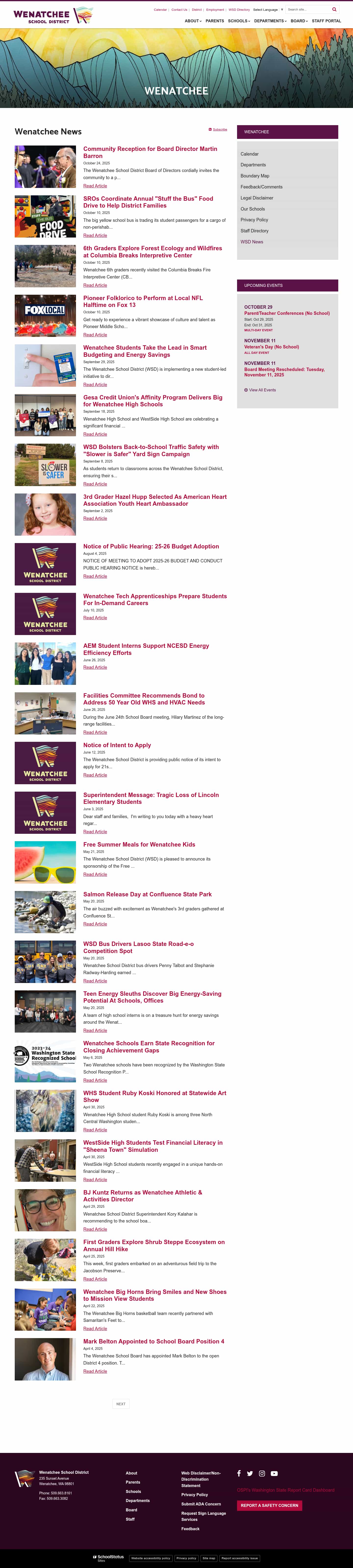 Latest website image capture