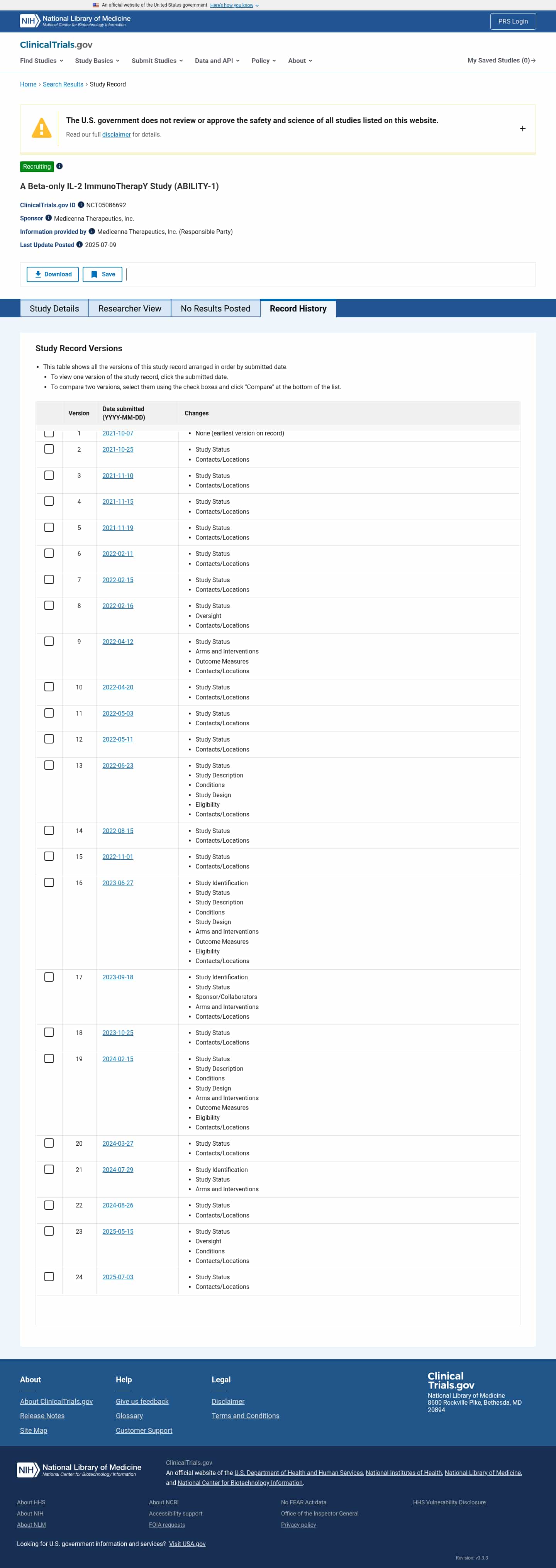 Latest website image capture