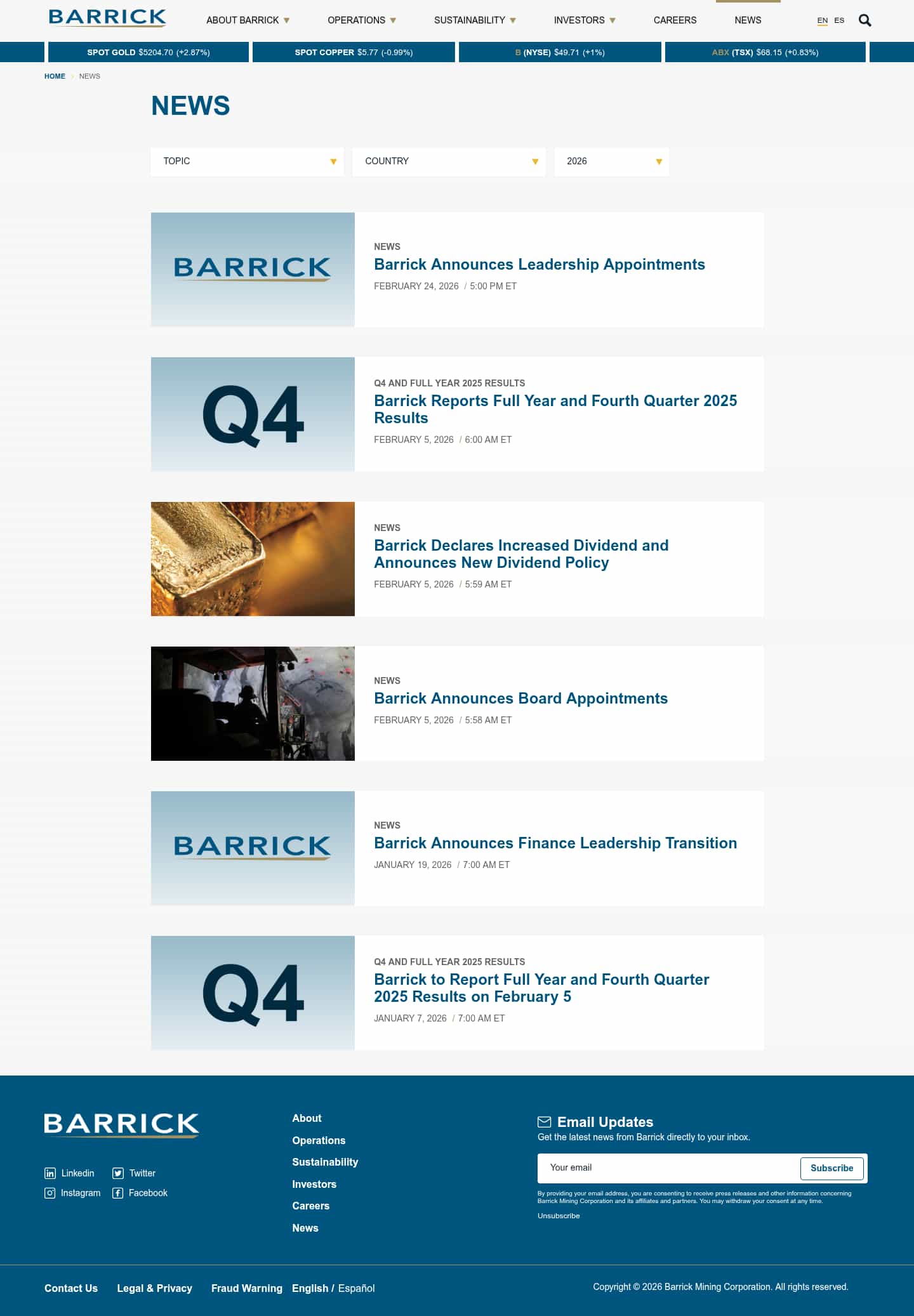 Latest website image capture