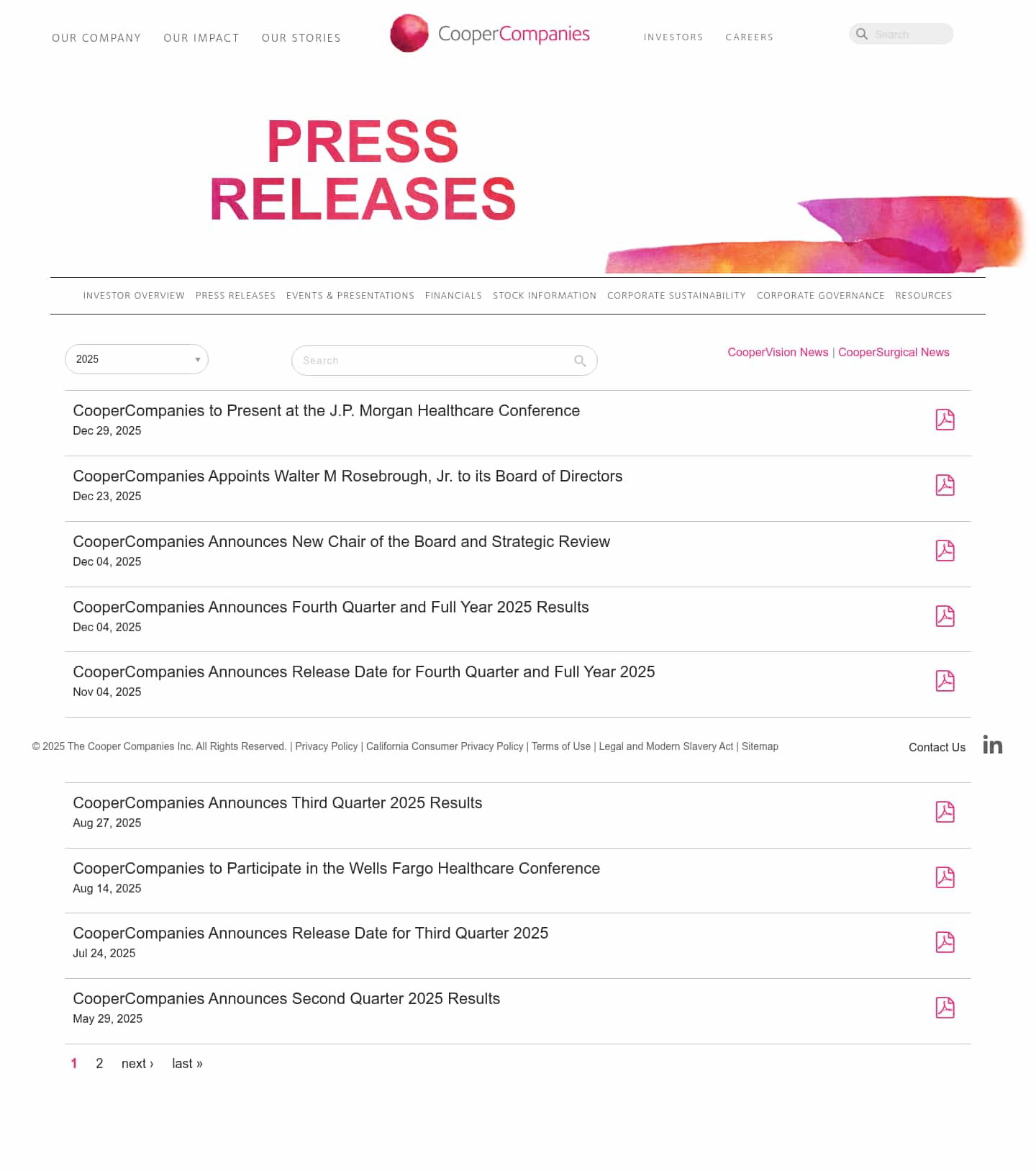 Latest website image capture