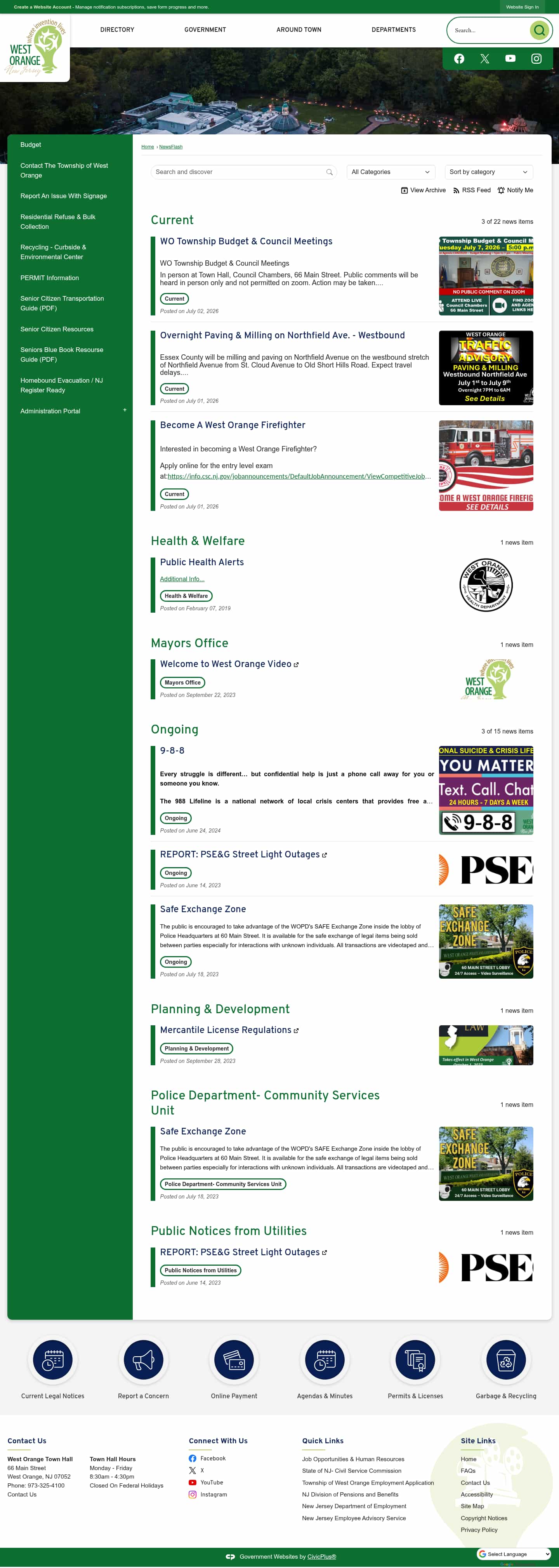 Latest website image capture
