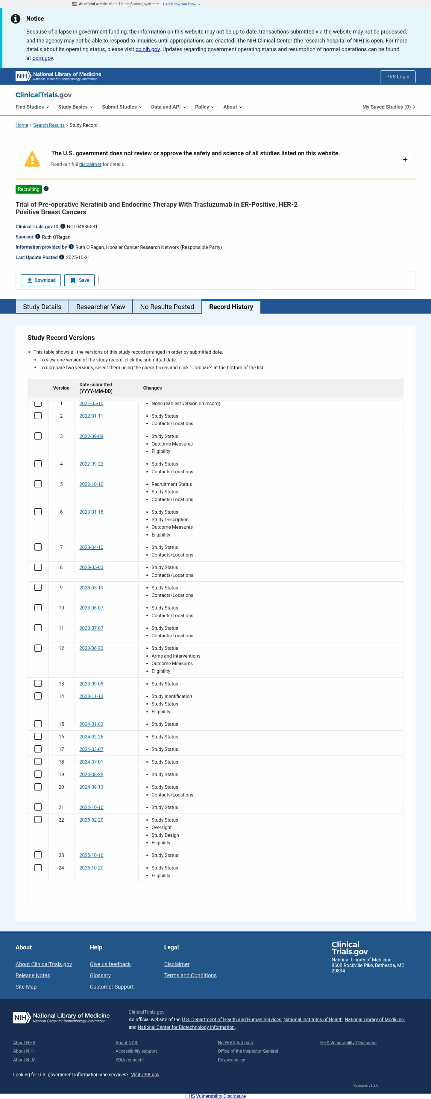 Latest website image capture