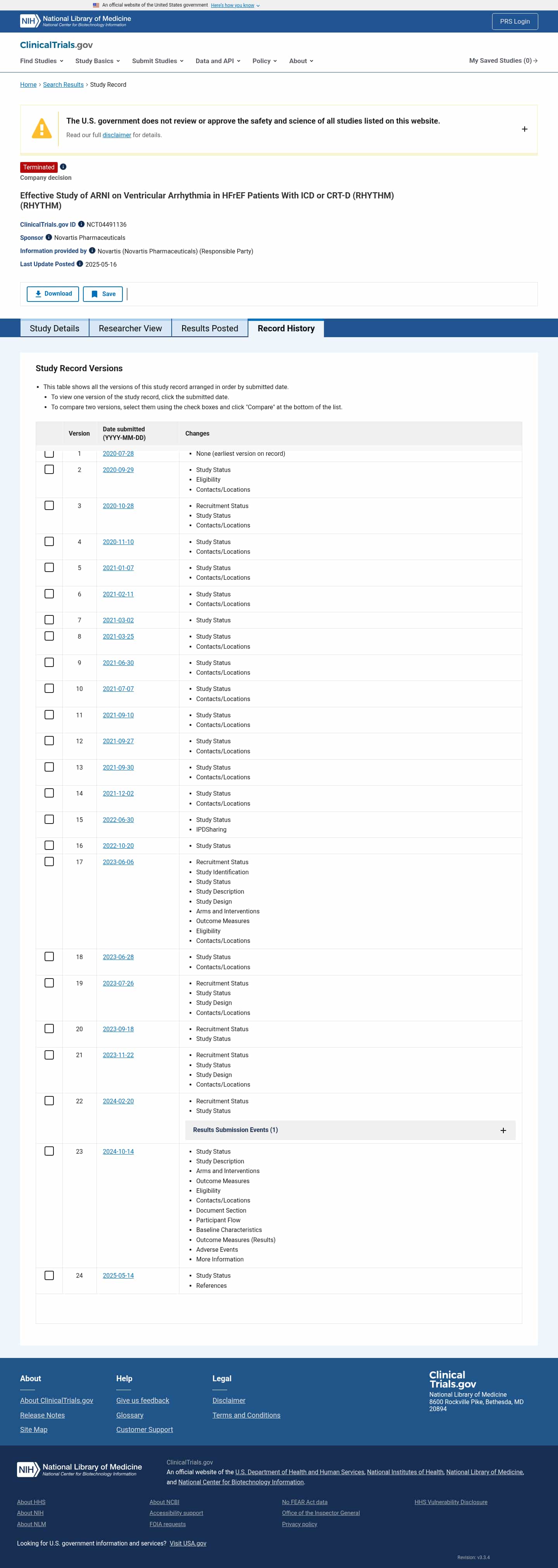 Latest website image capture
