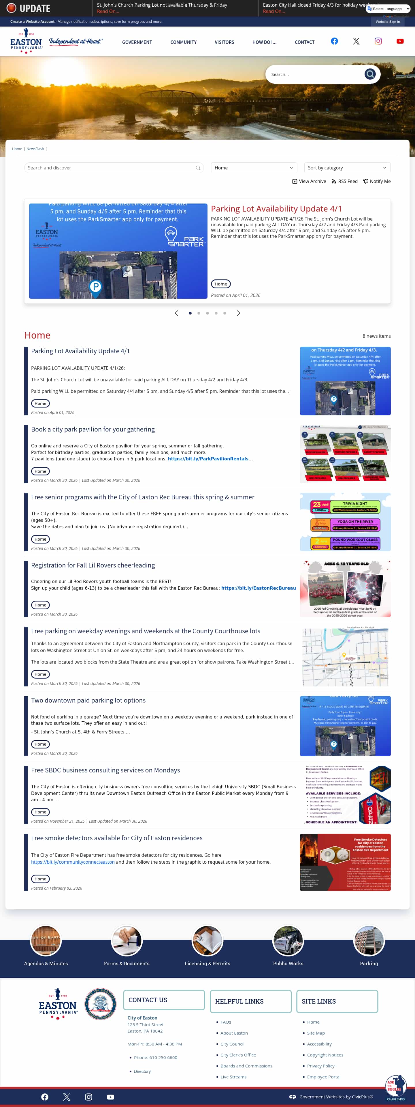 Latest website image capture