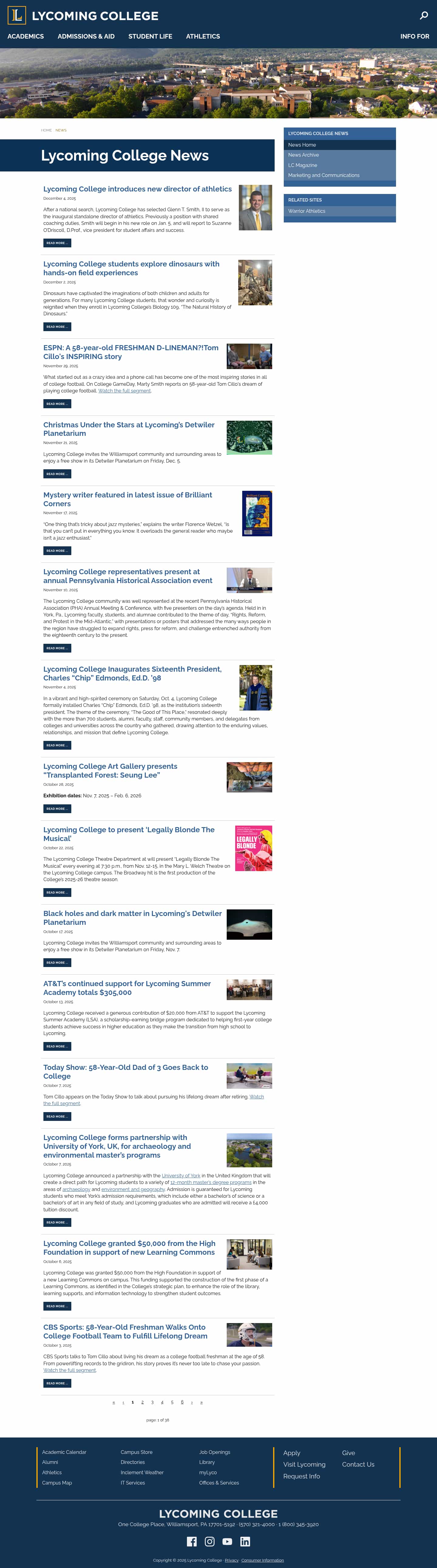 Latest website image capture