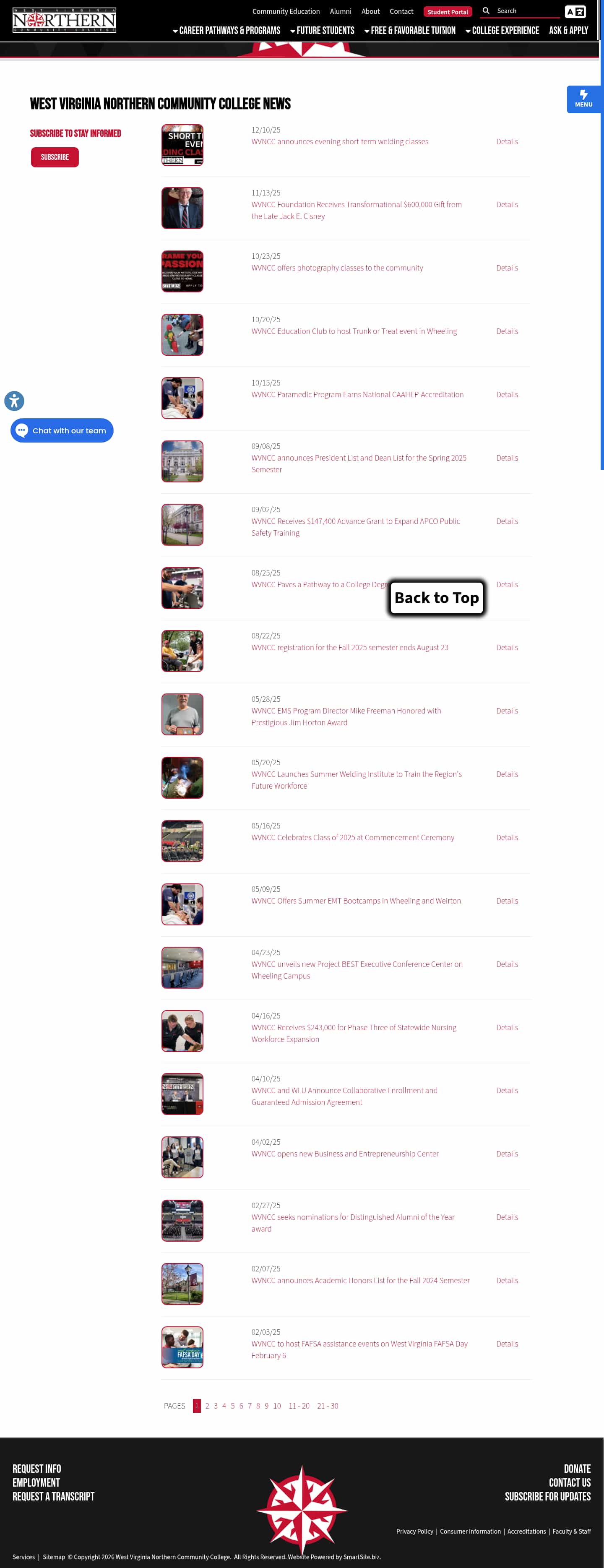 Latest website image capture