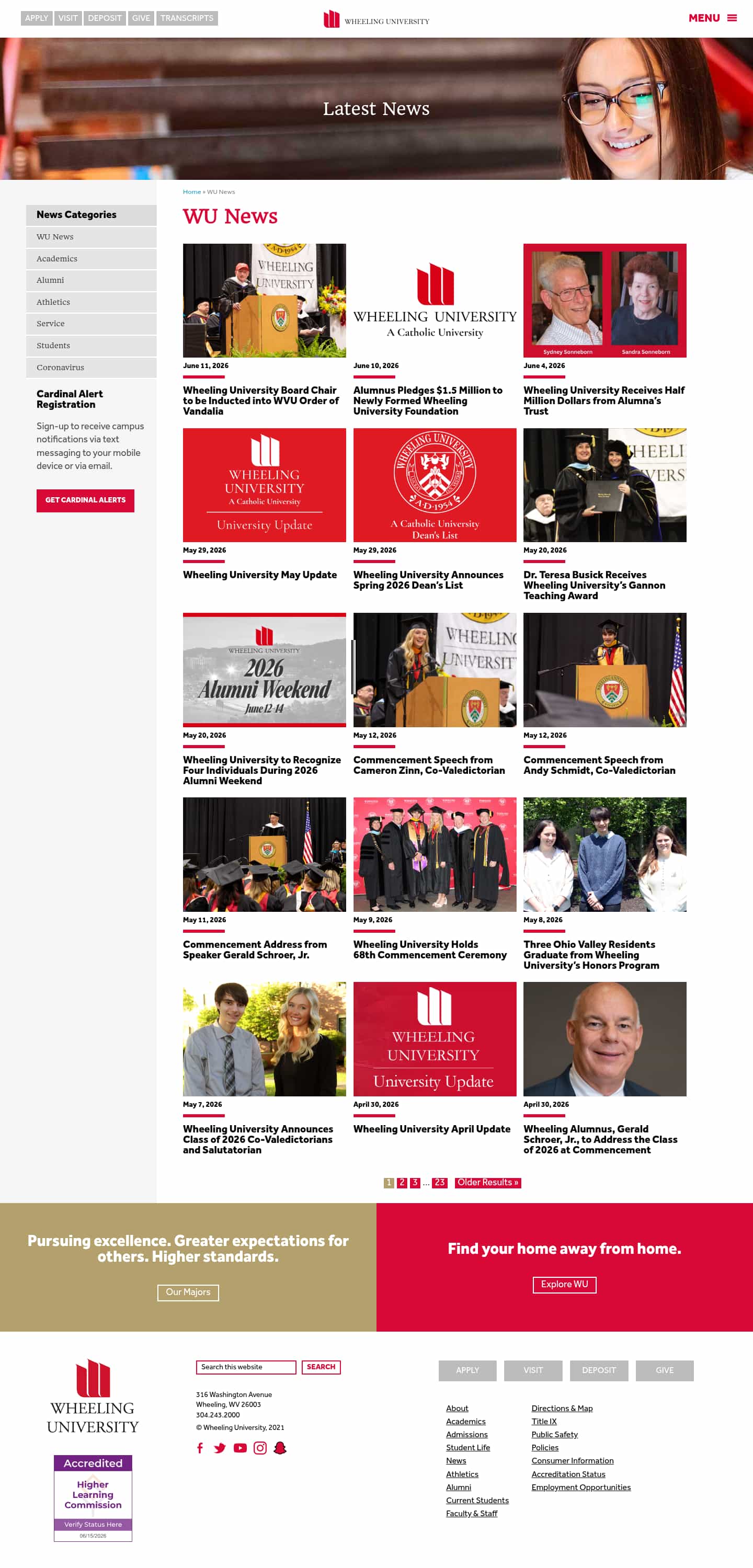 Latest website image capture