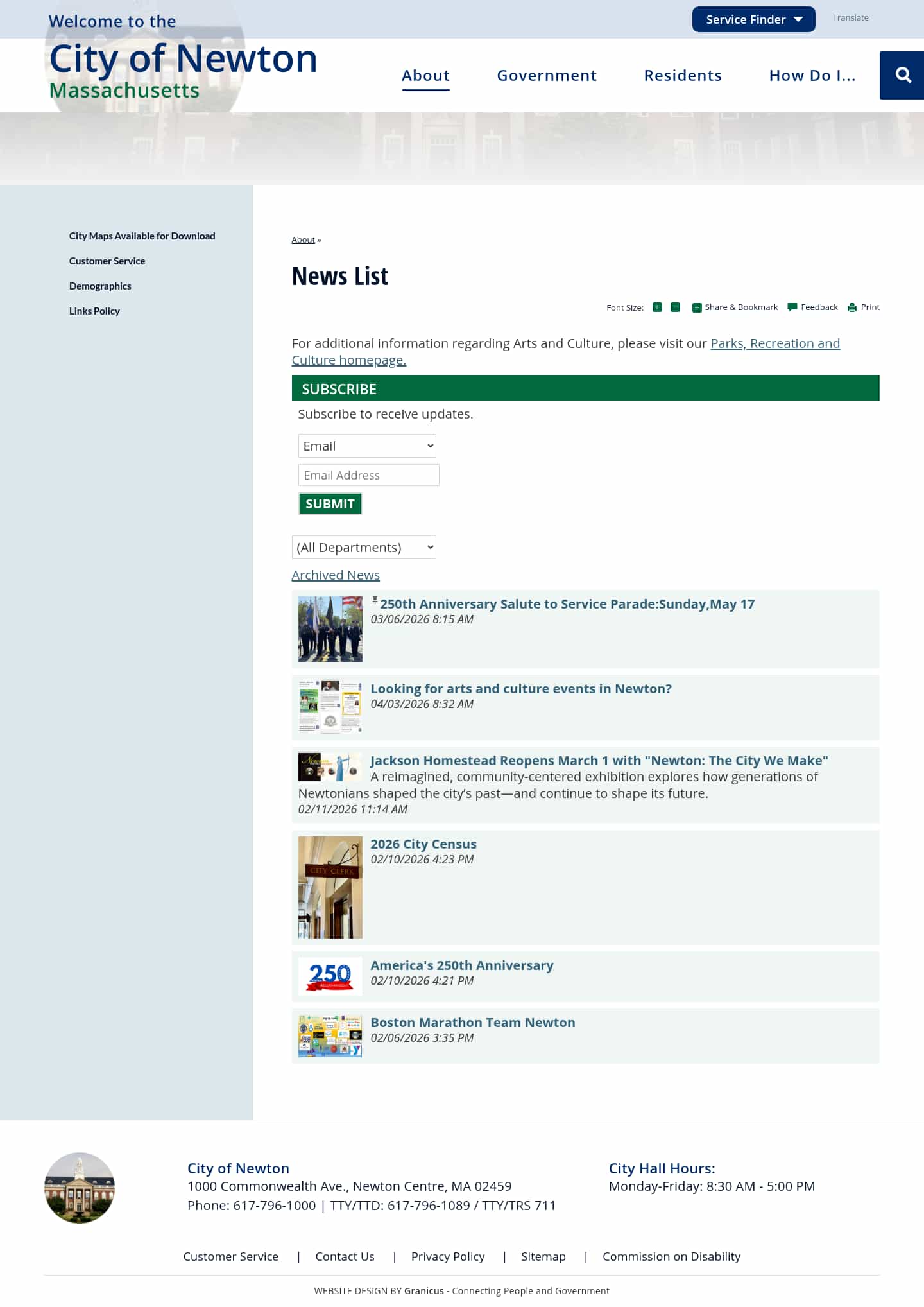 Latest website image capture