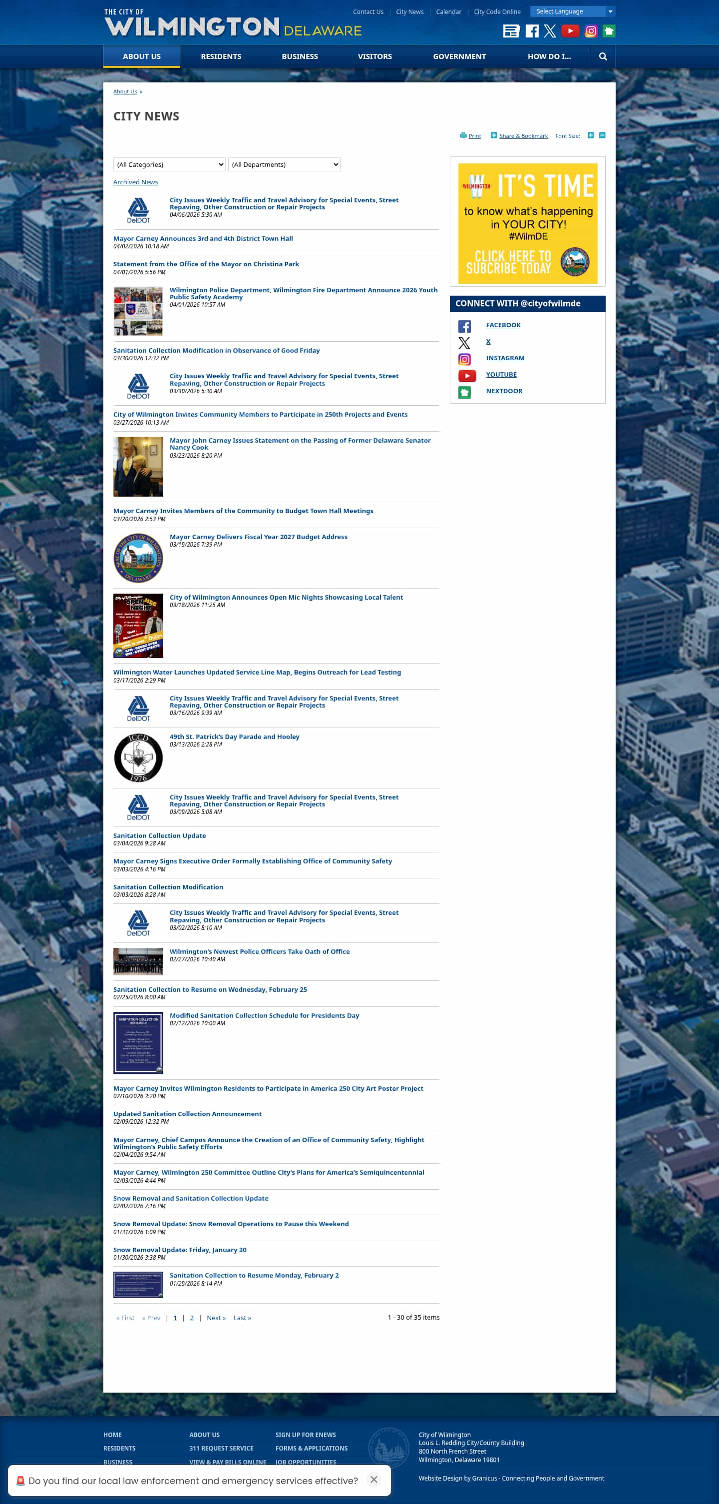 Latest website image capture