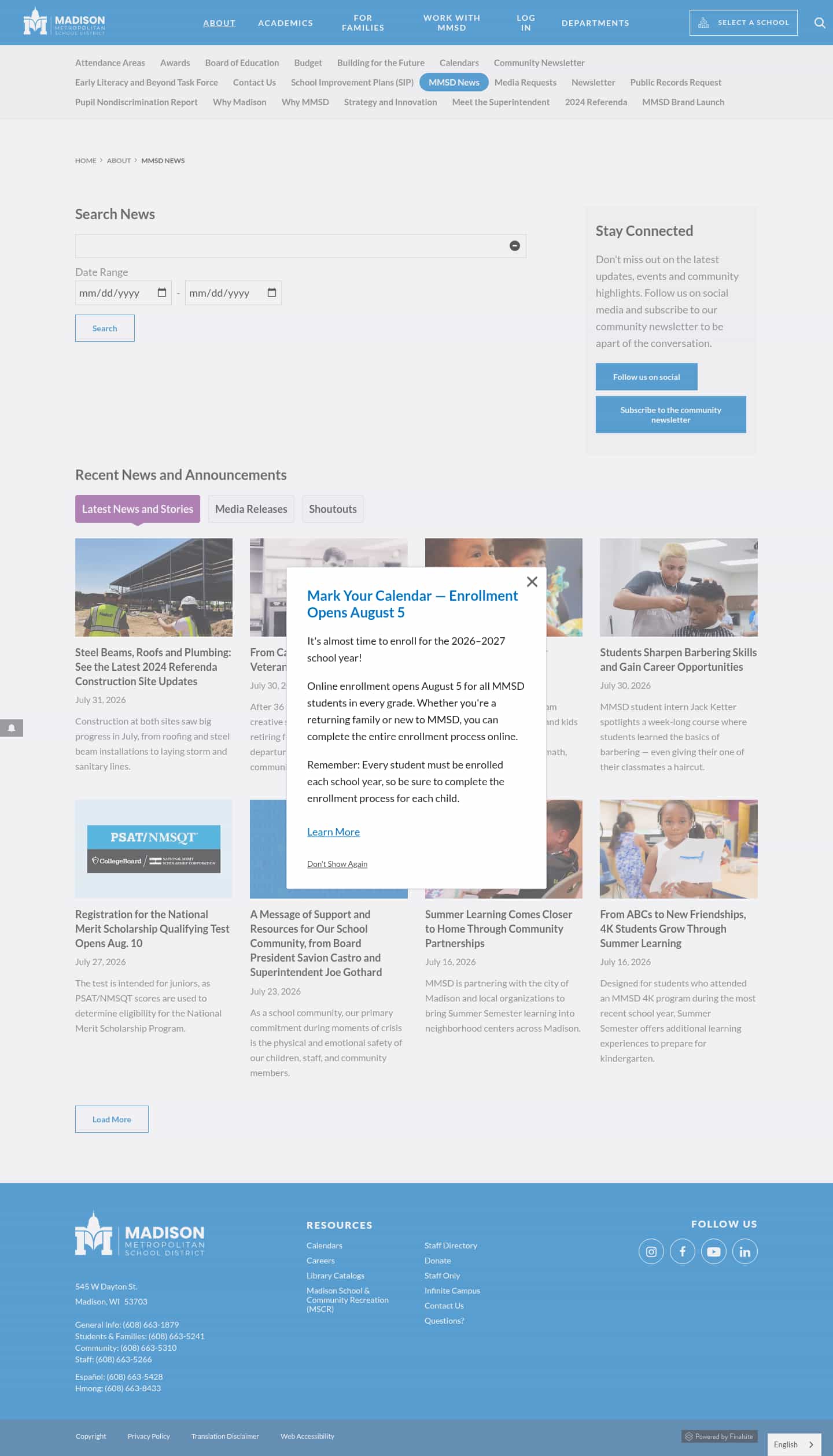 Latest website image capture