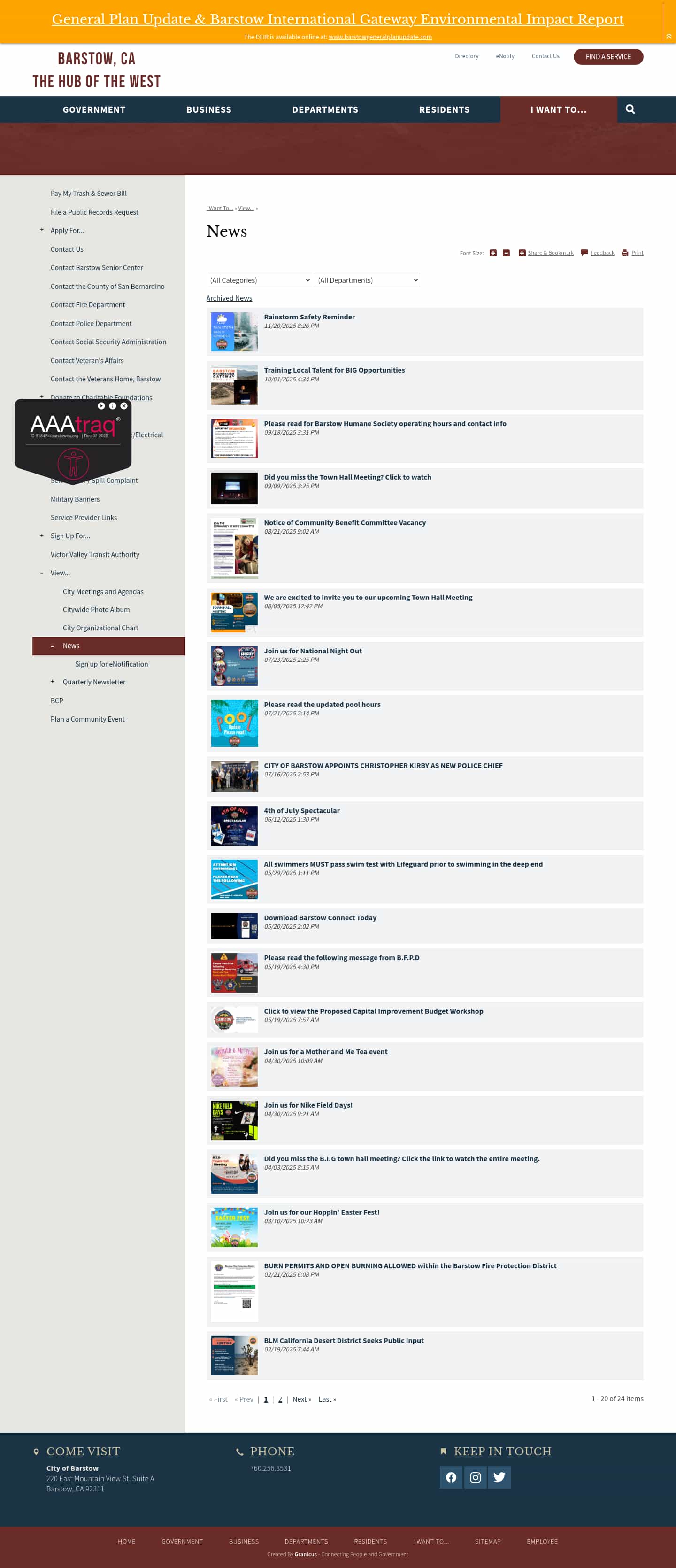 Latest website image capture