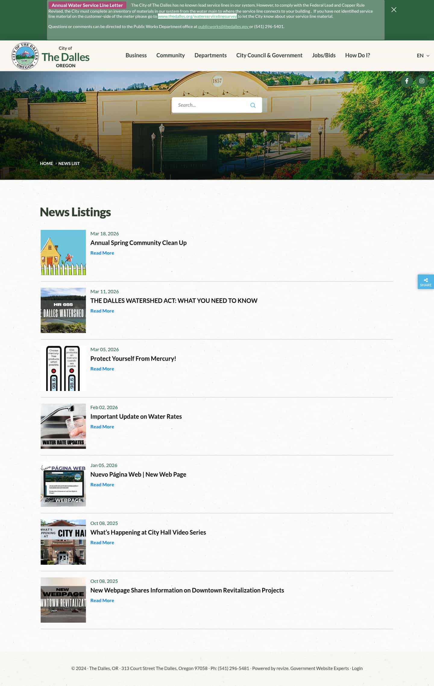 Latest website image capture