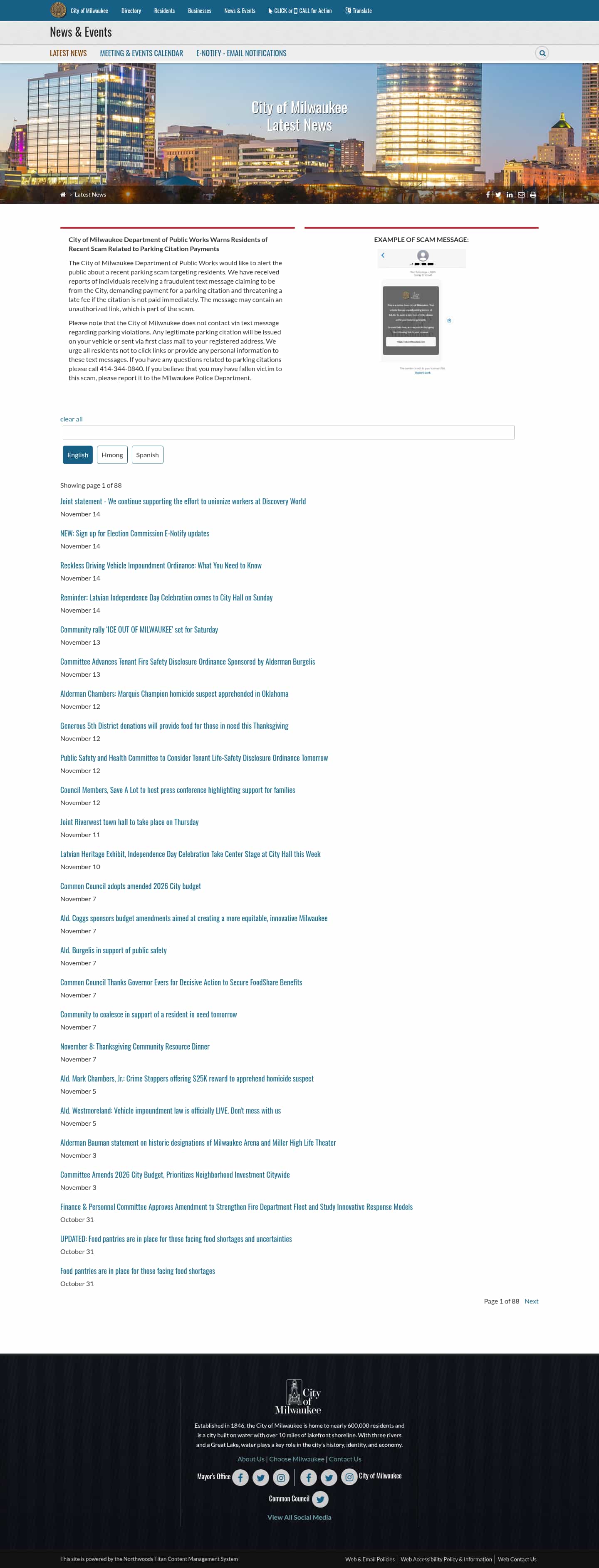 Latest website image capture