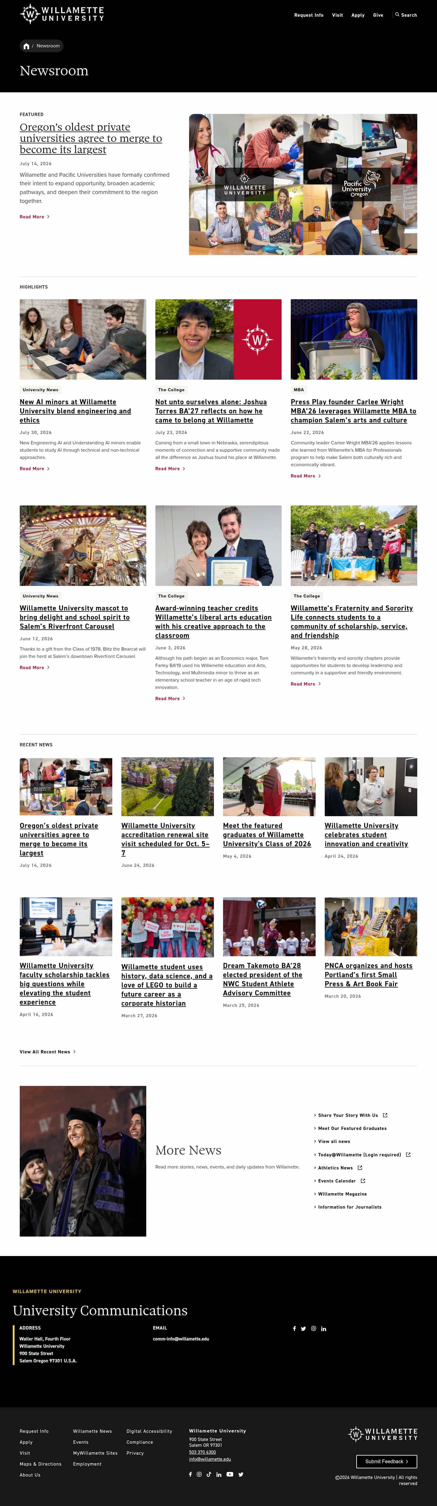 Latest website image capture