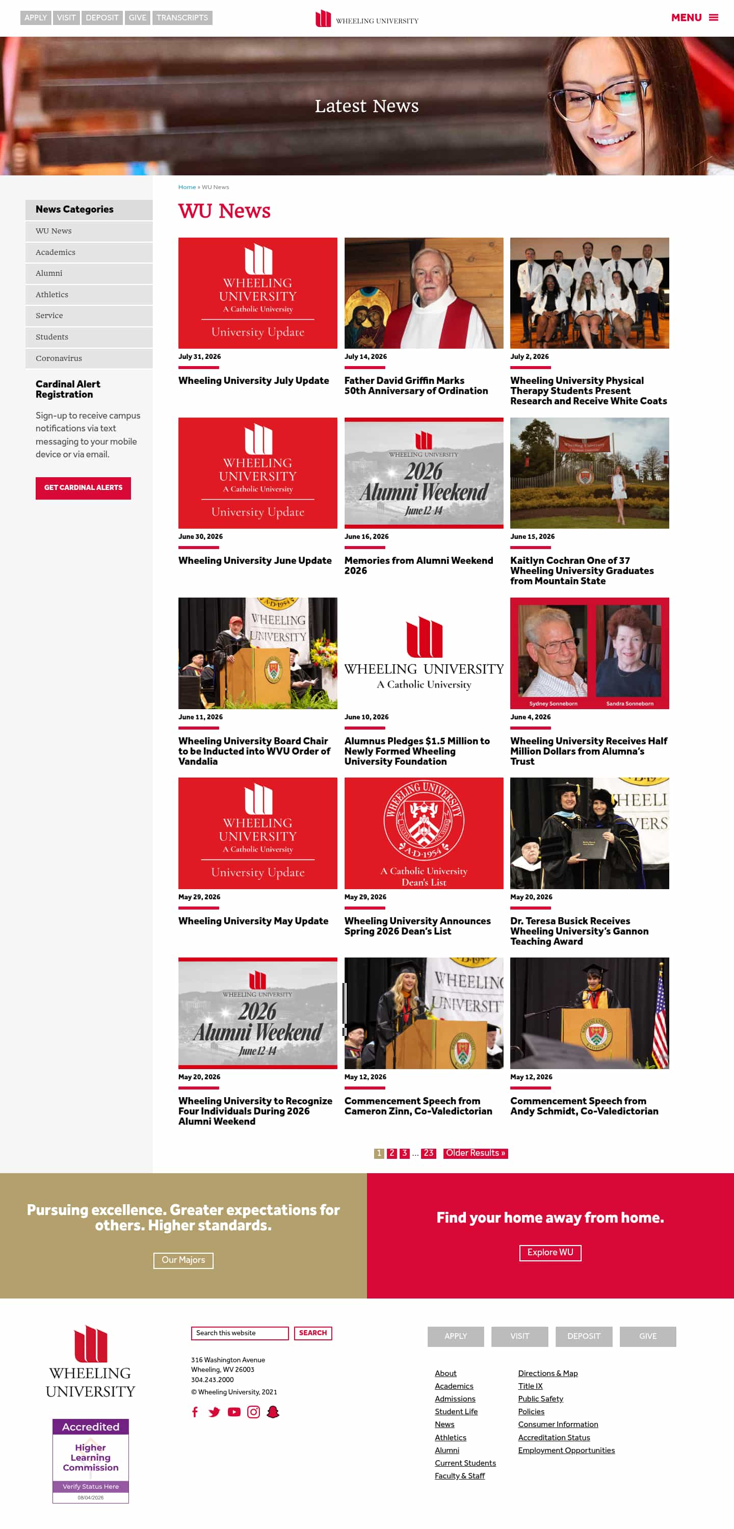 Latest website image capture