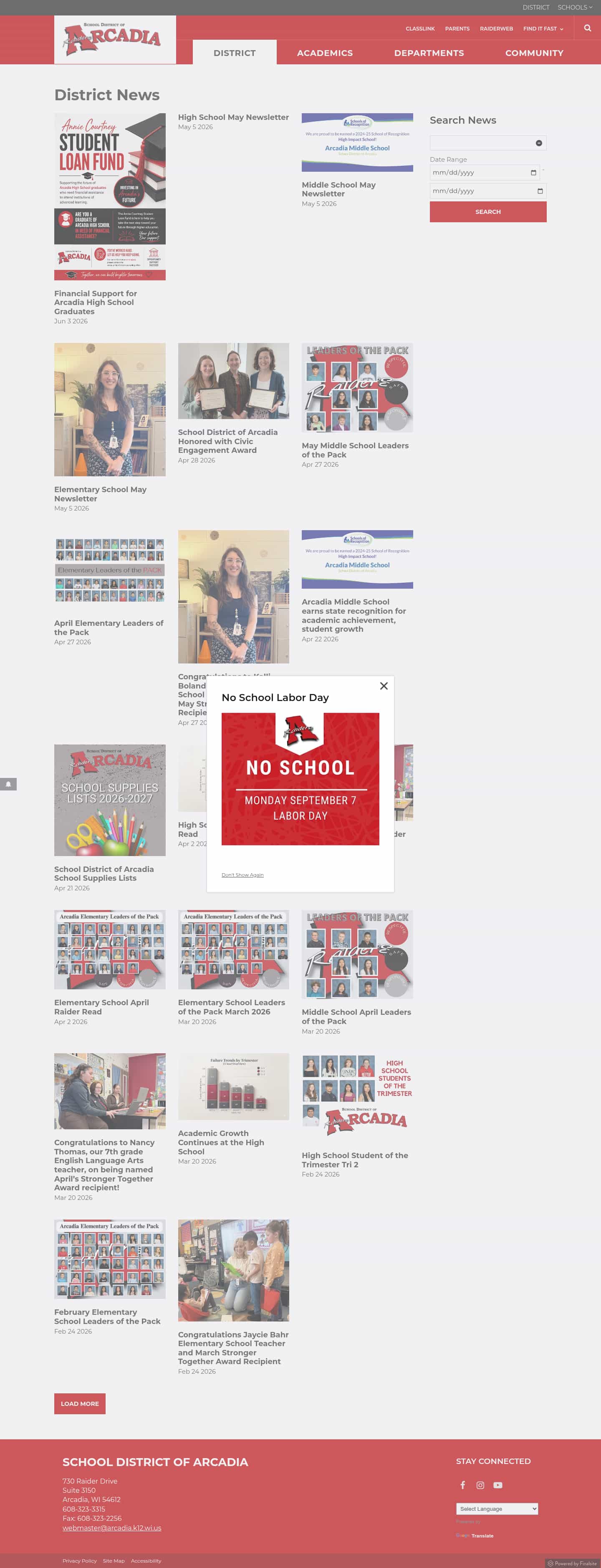 Latest website image capture